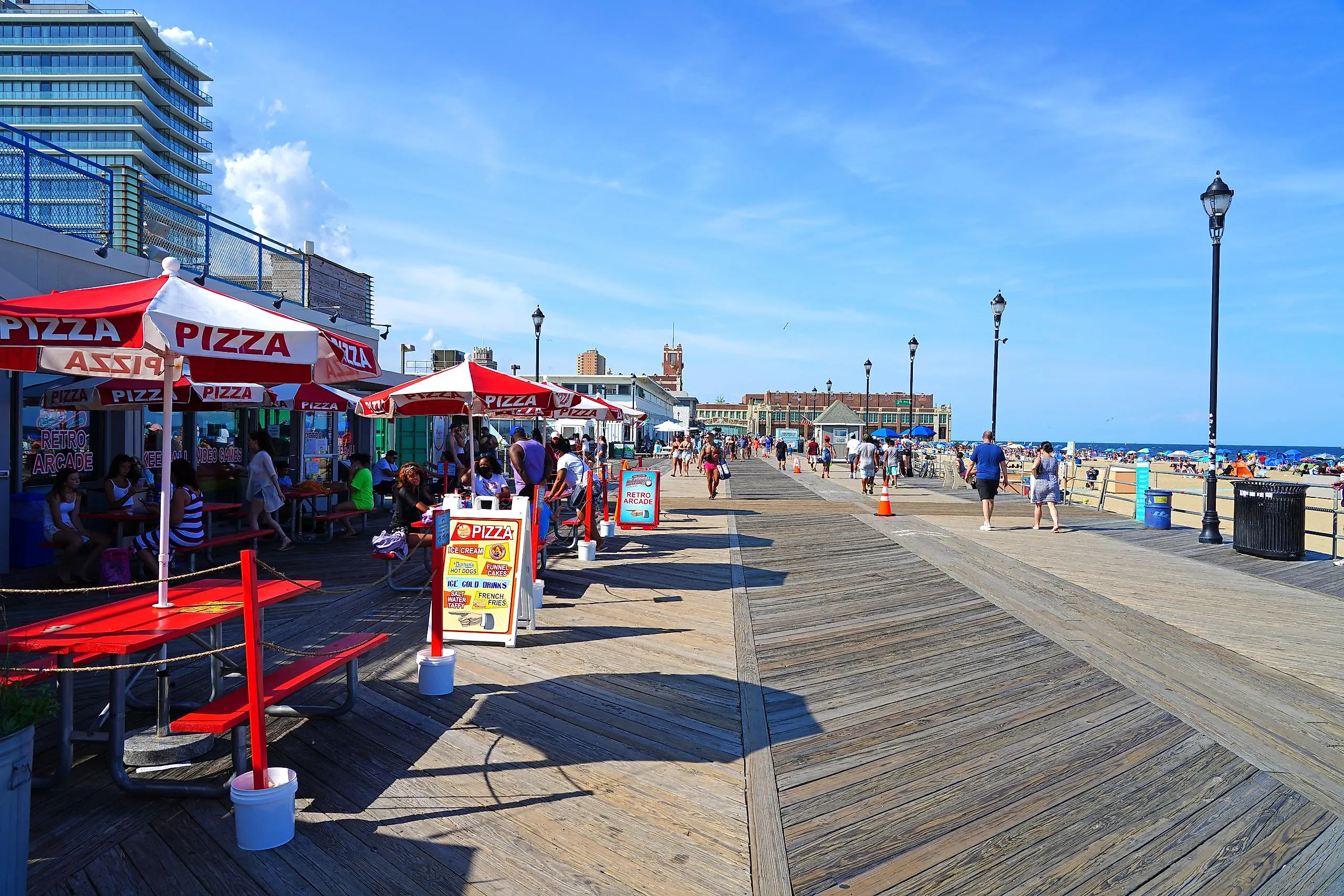 Waterfront in Asbury Park, New Jersey. Image credit EQRoy