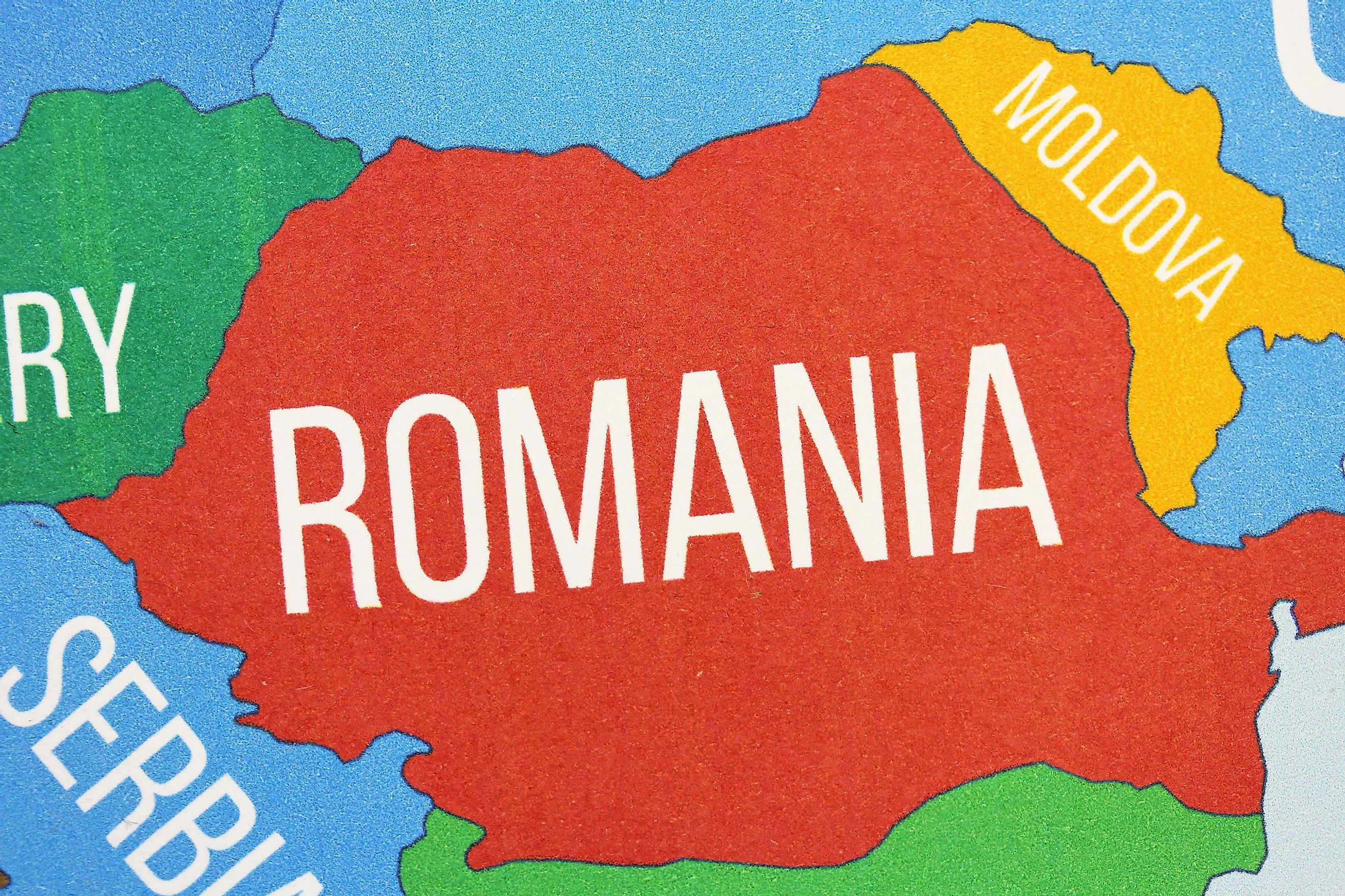 Romania map