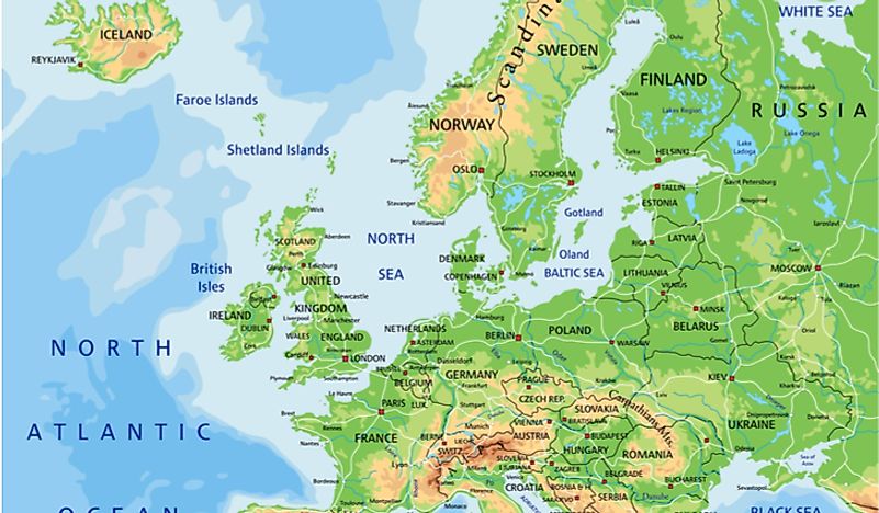 Is England Part of Europe? - WorldAtlas