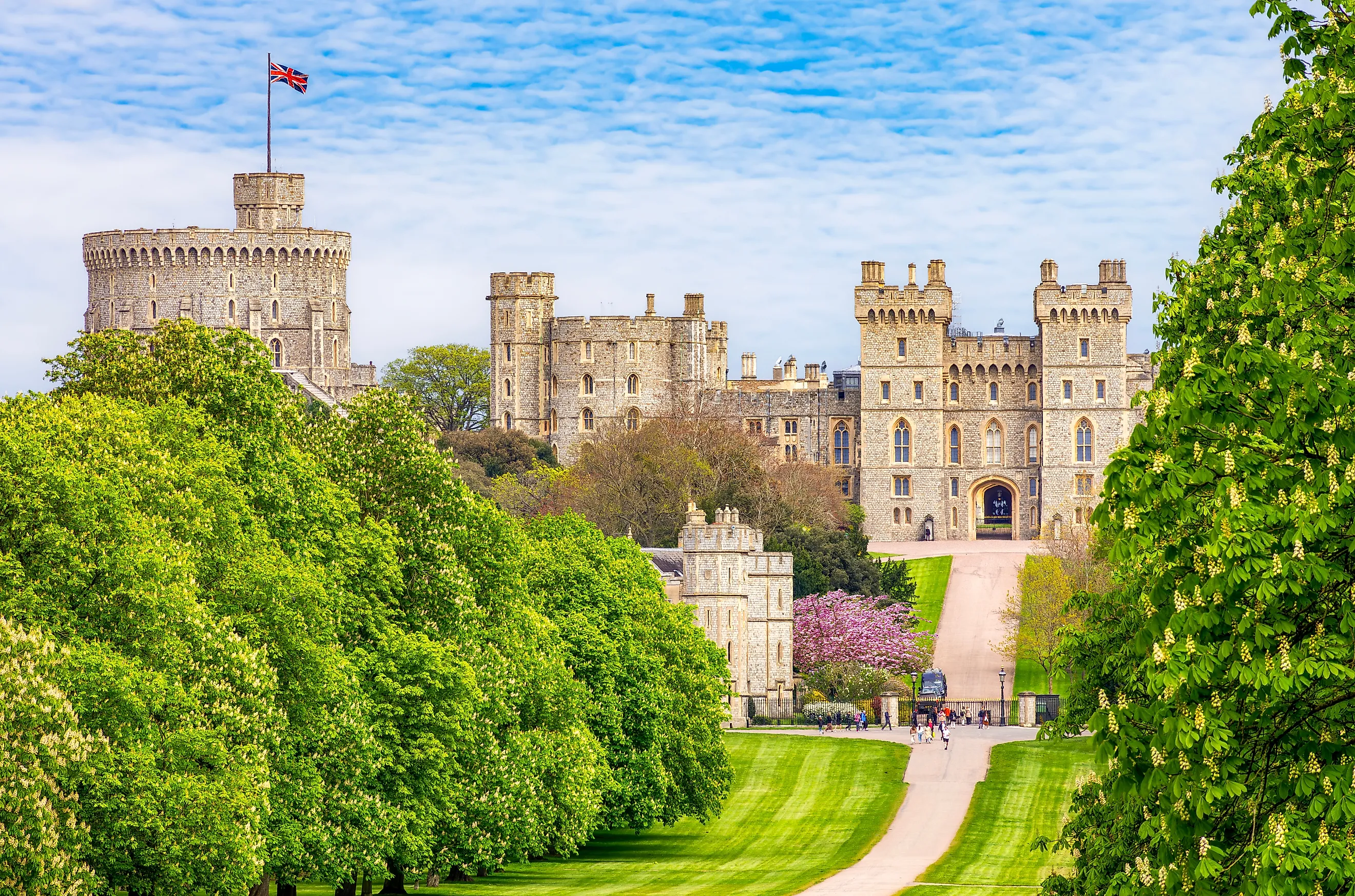 Royal Windsor castle in spring, Berkshire, UK
