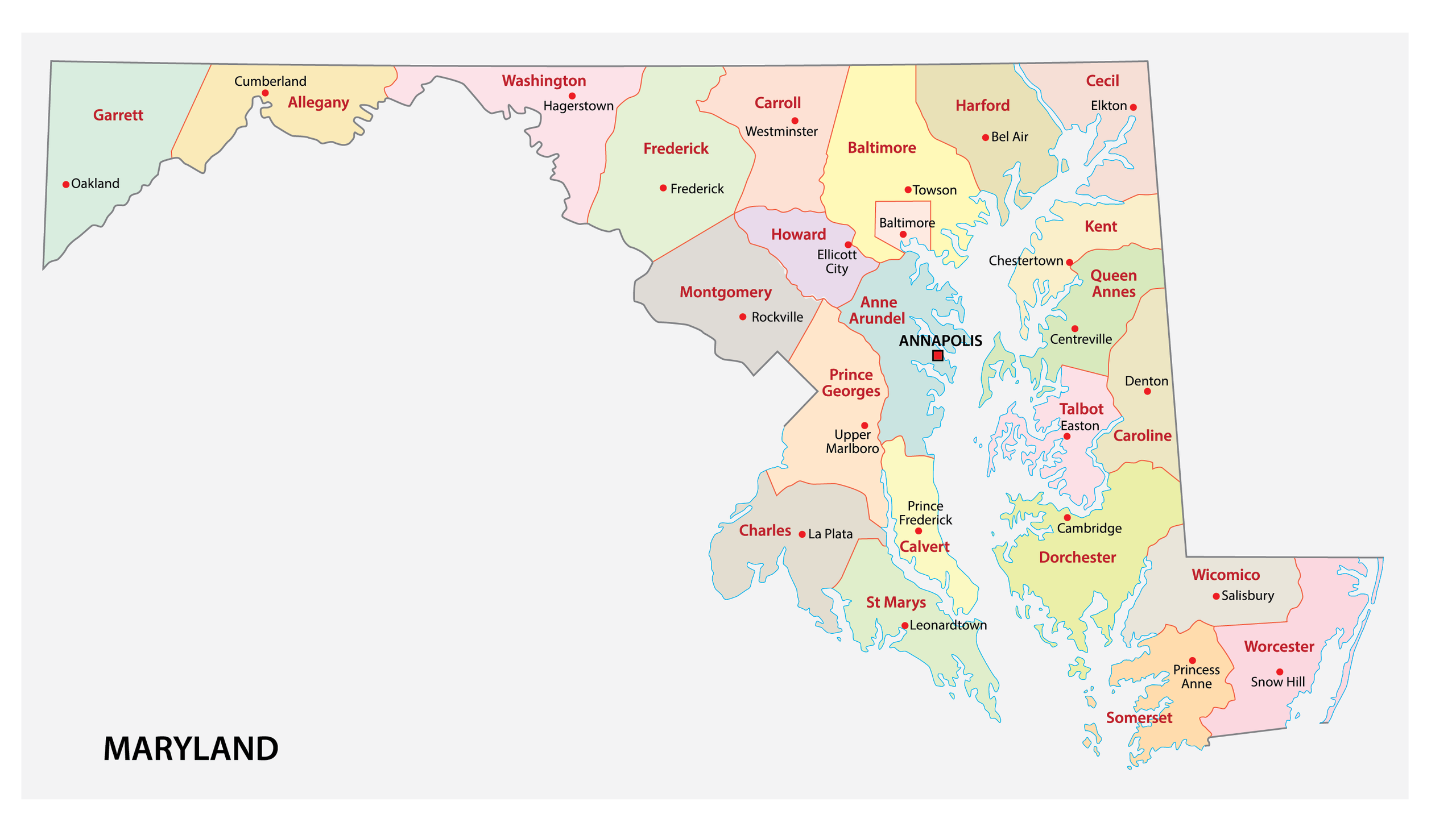 Maryland Maps Facts World Atlas Maryland Maps Facts World Atlas