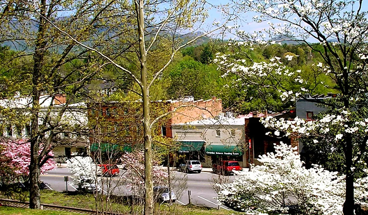 Downtown Tryon, North Carolina. Editorial credit: Janet Gray via Commons.Wikimedia.org