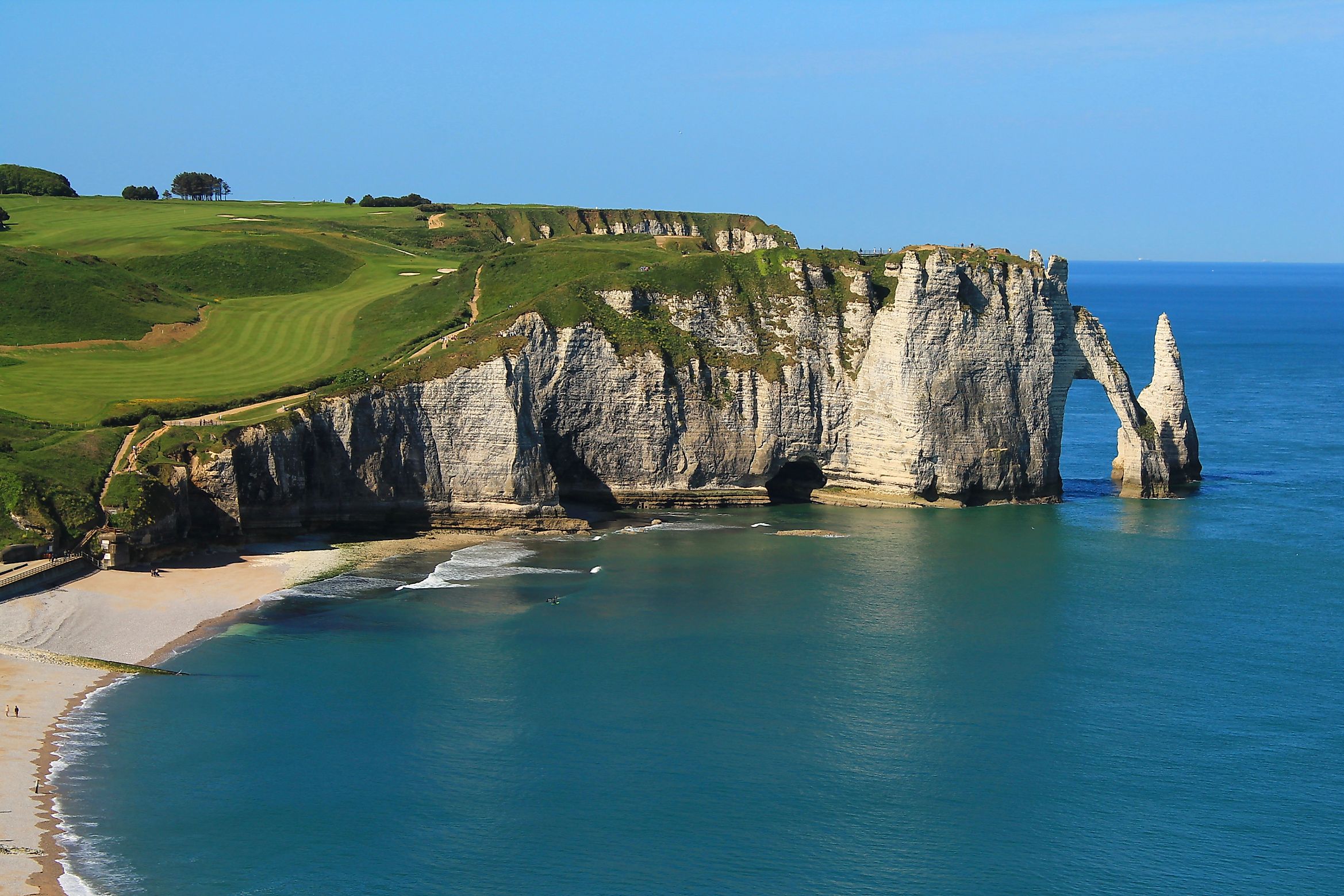 Sea Cliffs of Étretat, France - Unique Places around the World - WorldAtlas