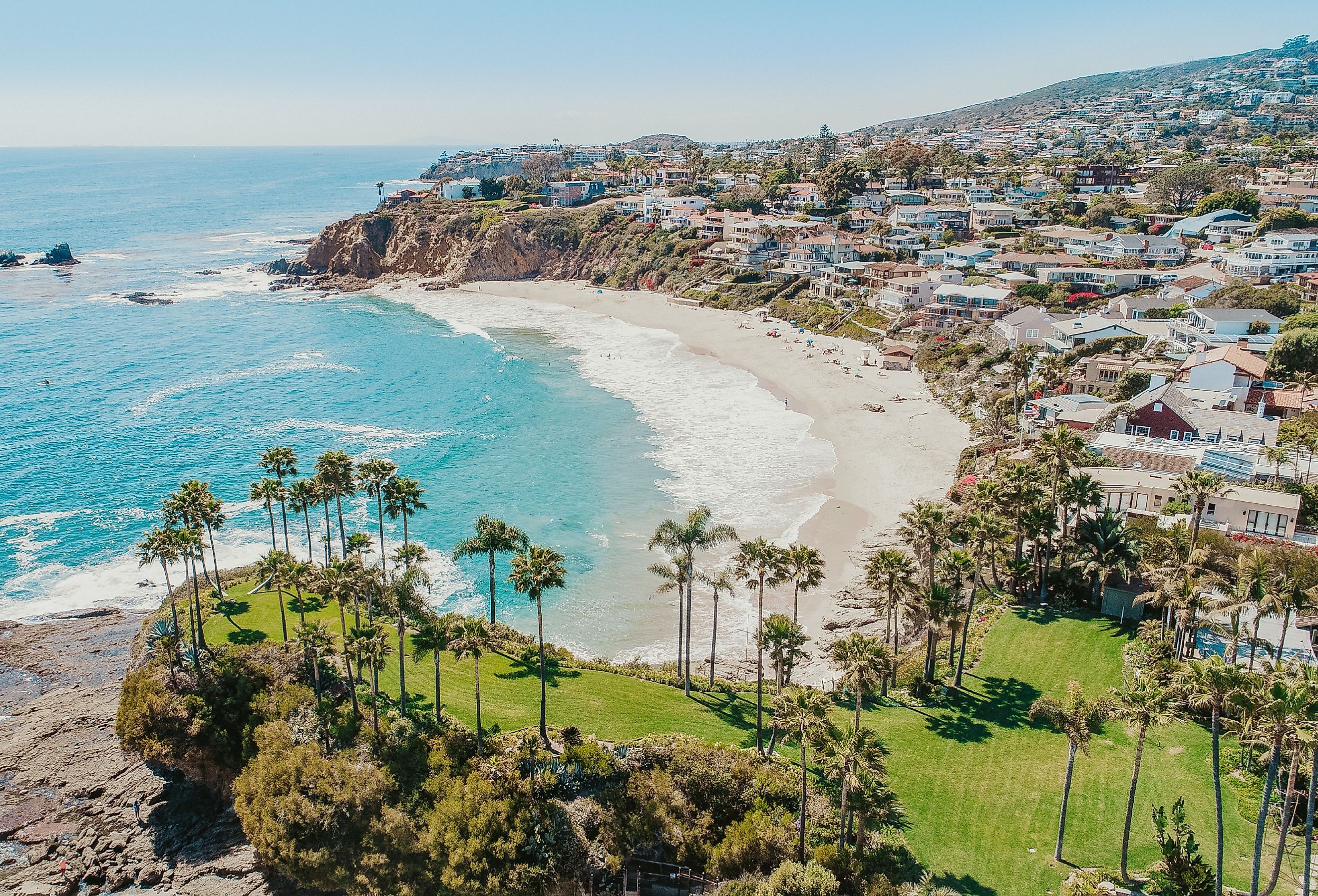 Overlooking the beautiful town of Laguna Beach, California.