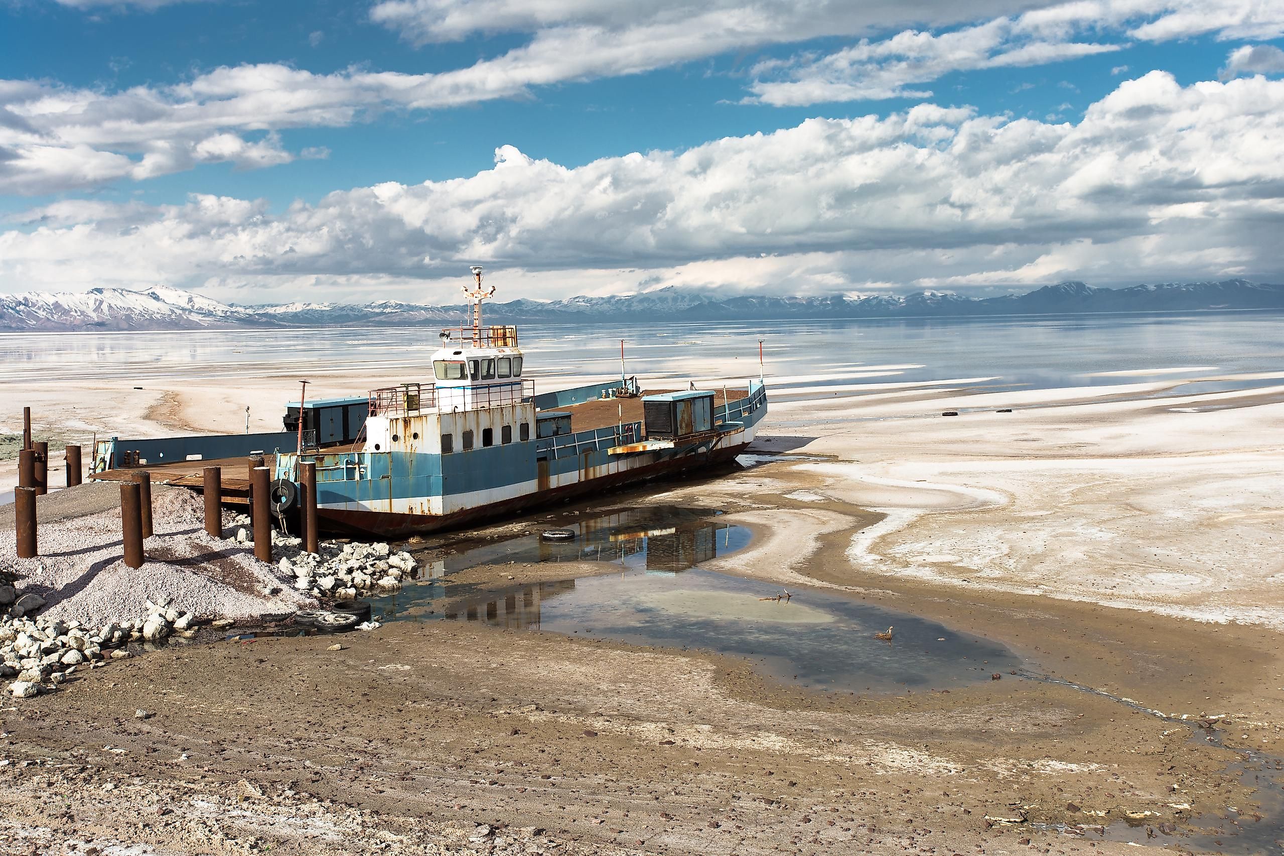 Urmia Lake, Iran, Salt Lake, January 2016