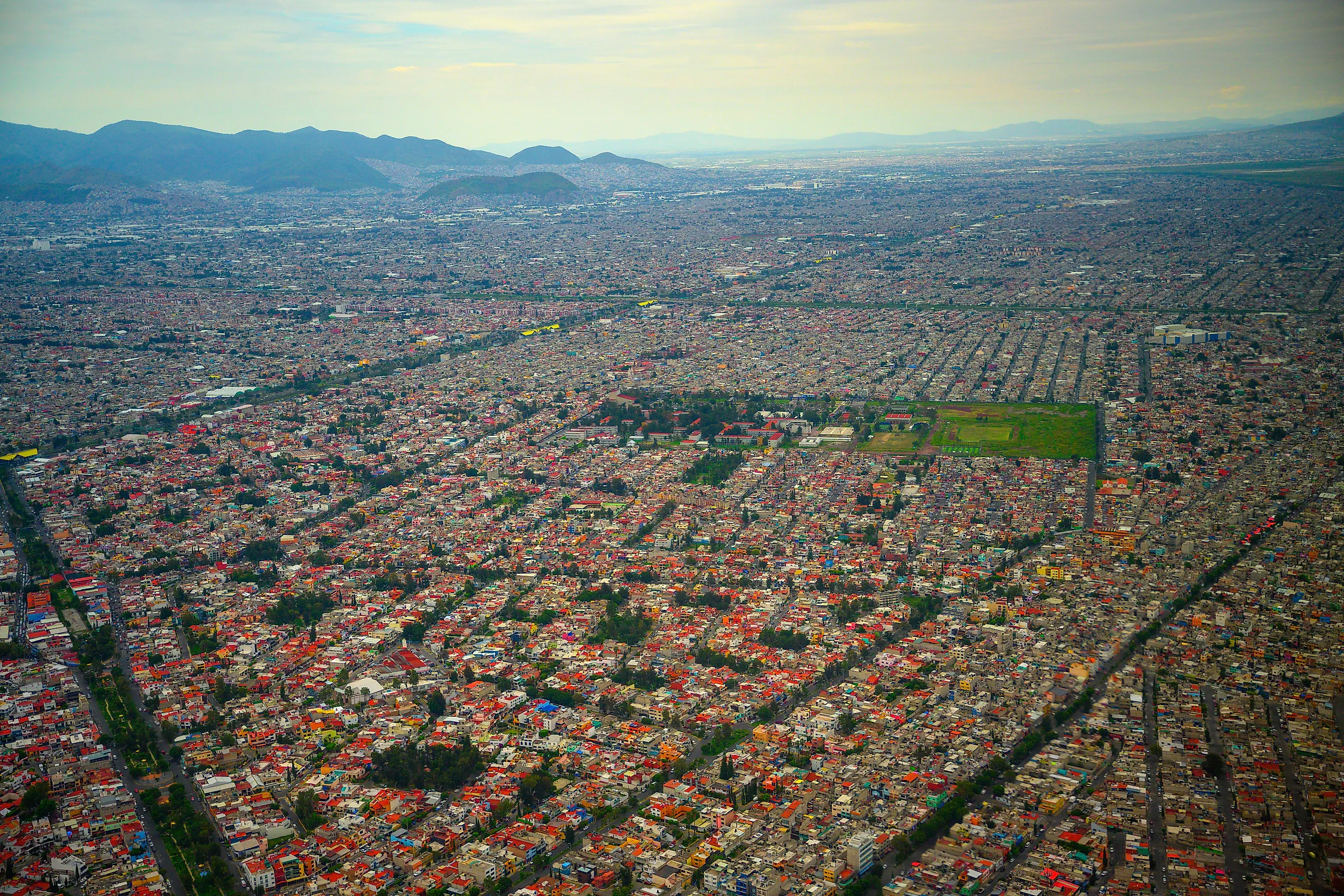 Mexico City Ariel View 