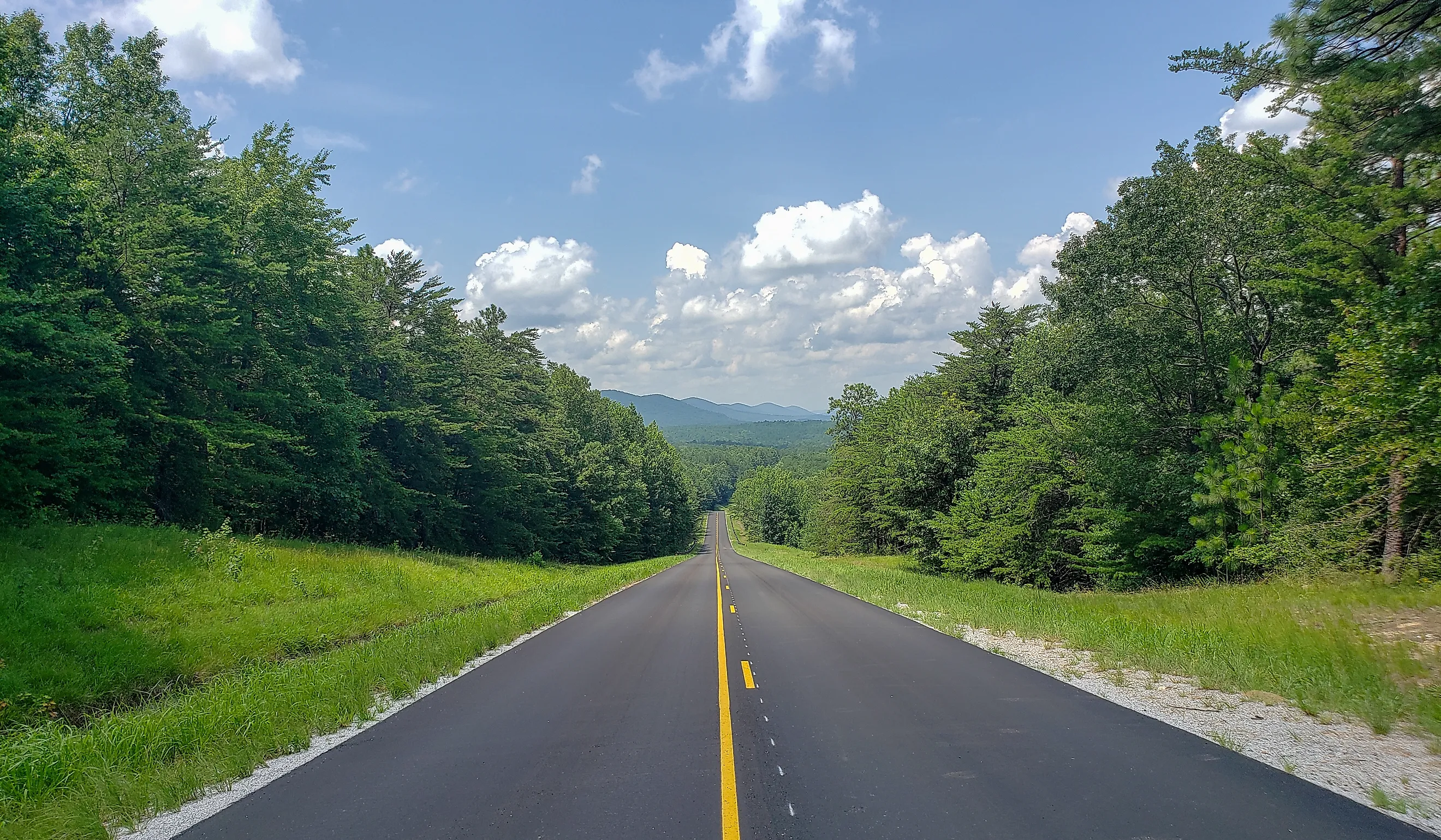 The Talladega National Forest by Scenic Route 281, also known as Skyway Mountainway, in Delta, Alabama.