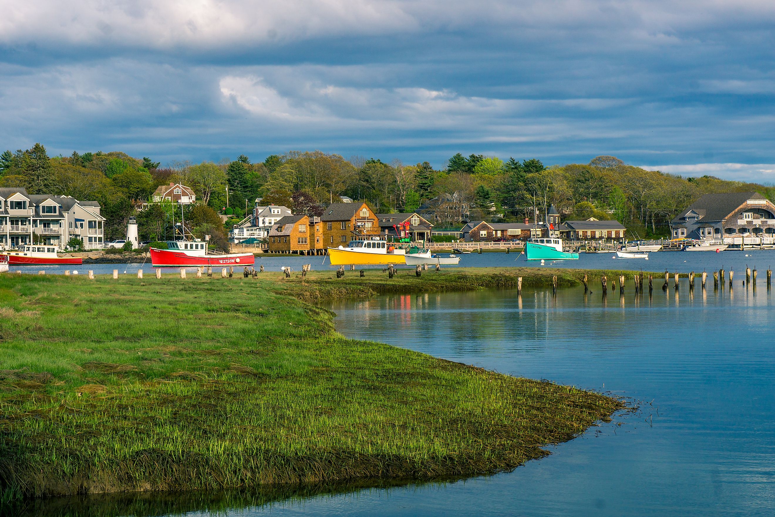 View from St Anthony's Monastery garden, Kennebunkport, Maine.