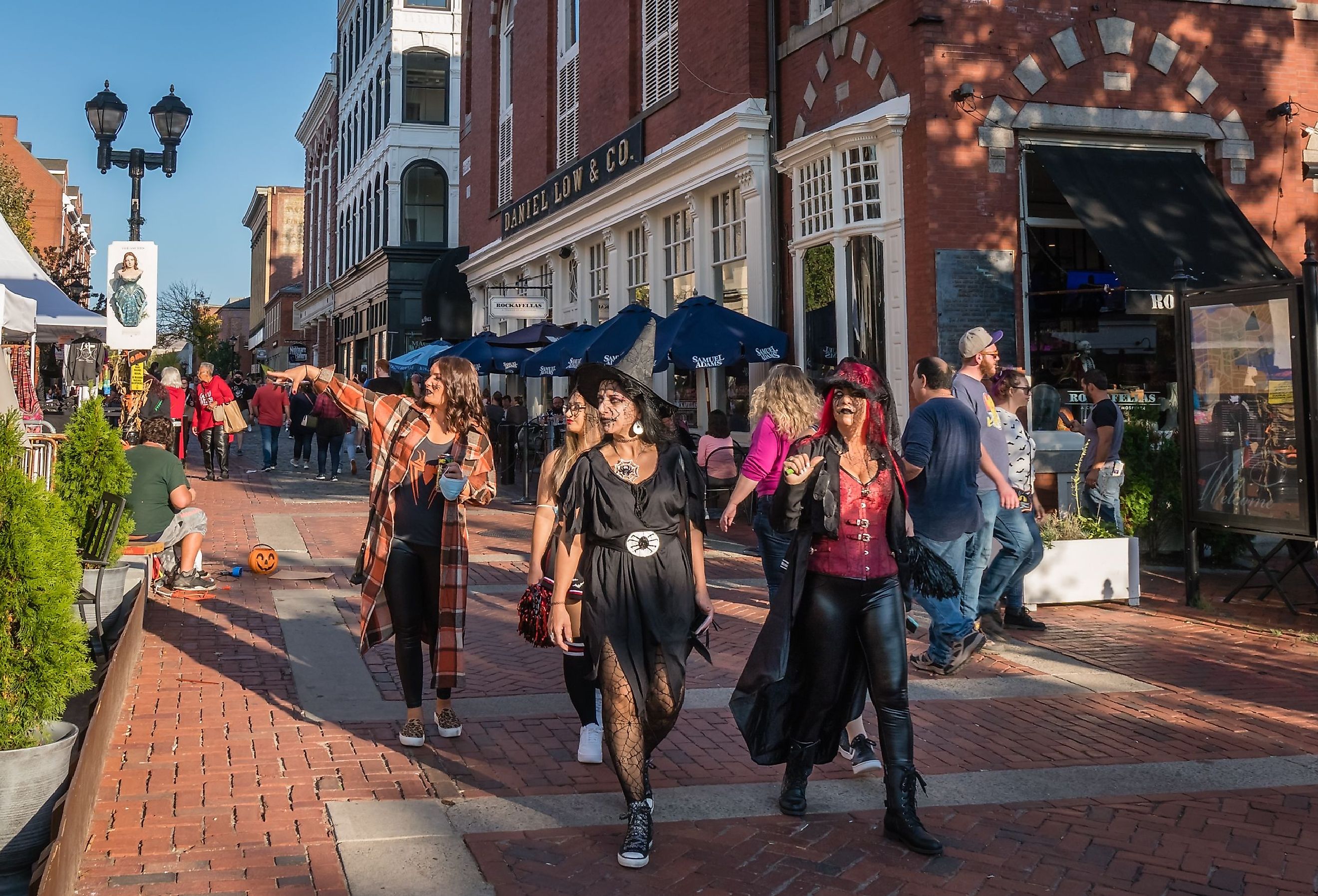 People dressed in costumes at the annual Haunted Happenings event in Salem, Massachusetts. Image credit Heidi Besen via Shutterstock