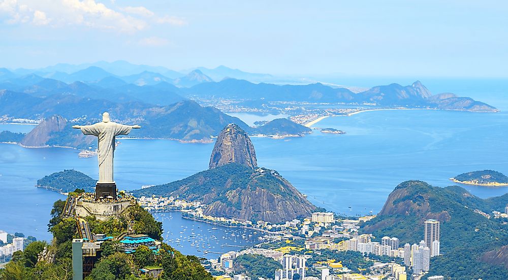 Christ the Redeemer Statue in Rio de Janeiro, Brazil.