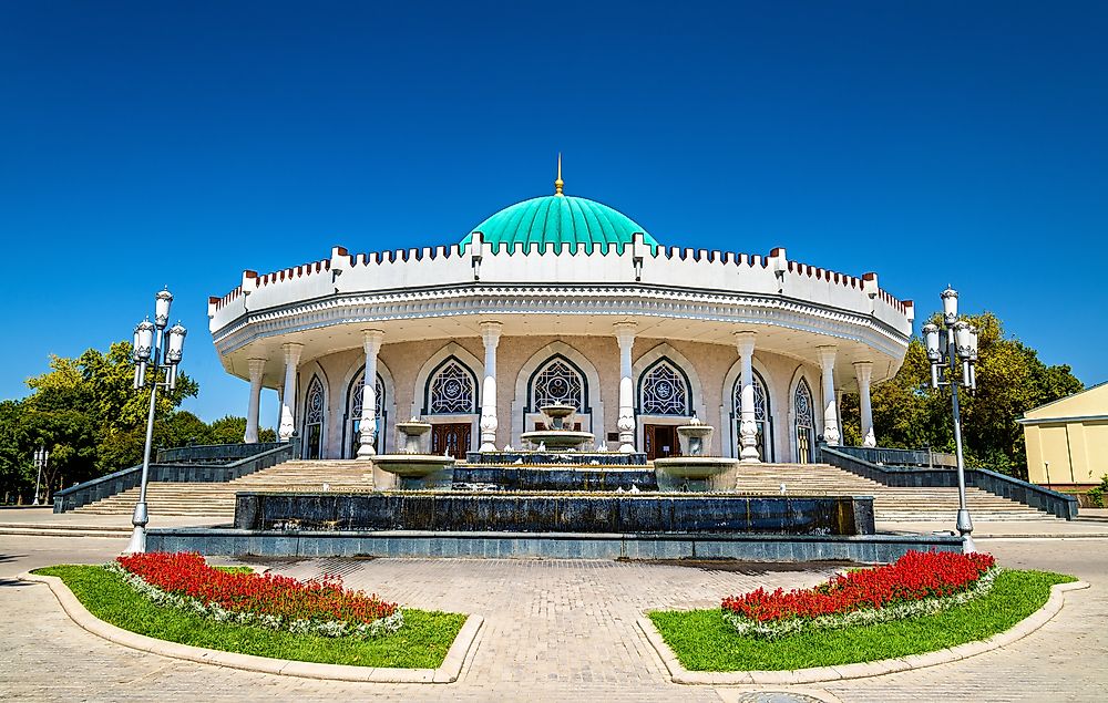Amir Timur museum in Tashkent.