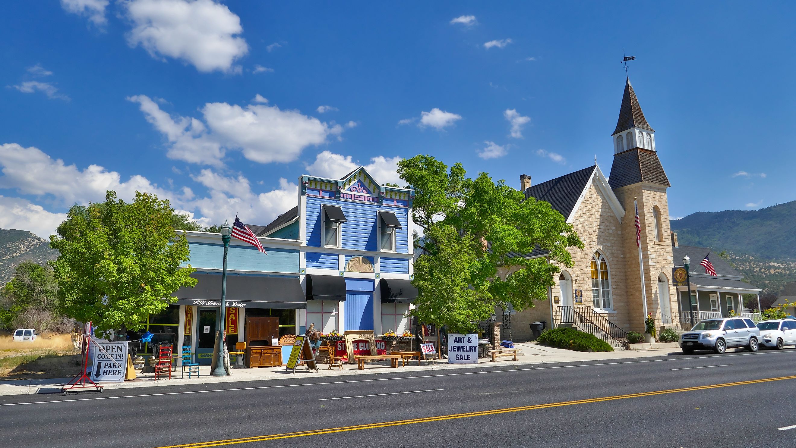 The scenic downtown area of Manti, Utah. Image credit: Christophe KLEBERT / Shutterstock.com