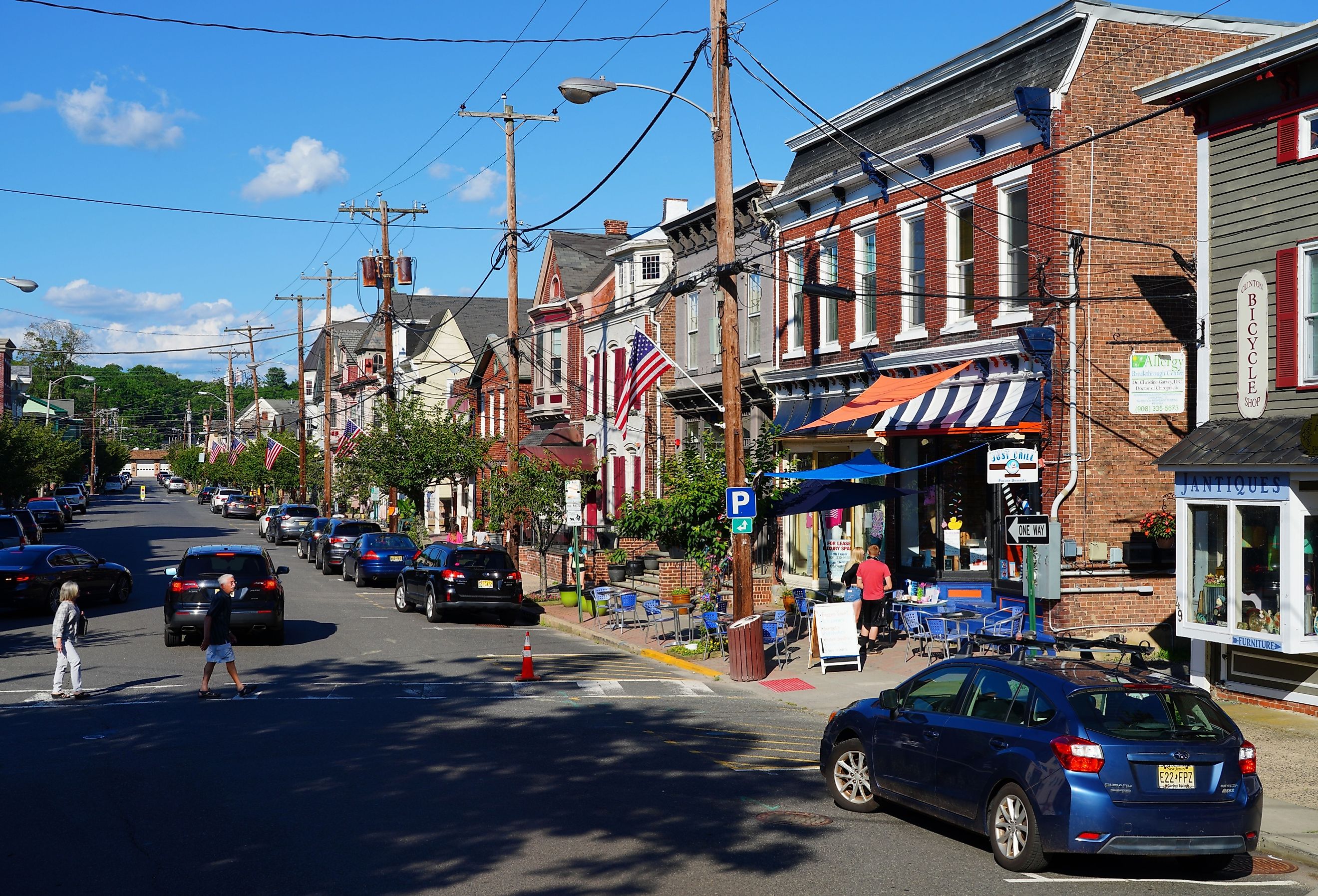 Downtown historic Clinton, Hunterdon County, New Jersey. Image credit EQRoy via Shutterstock