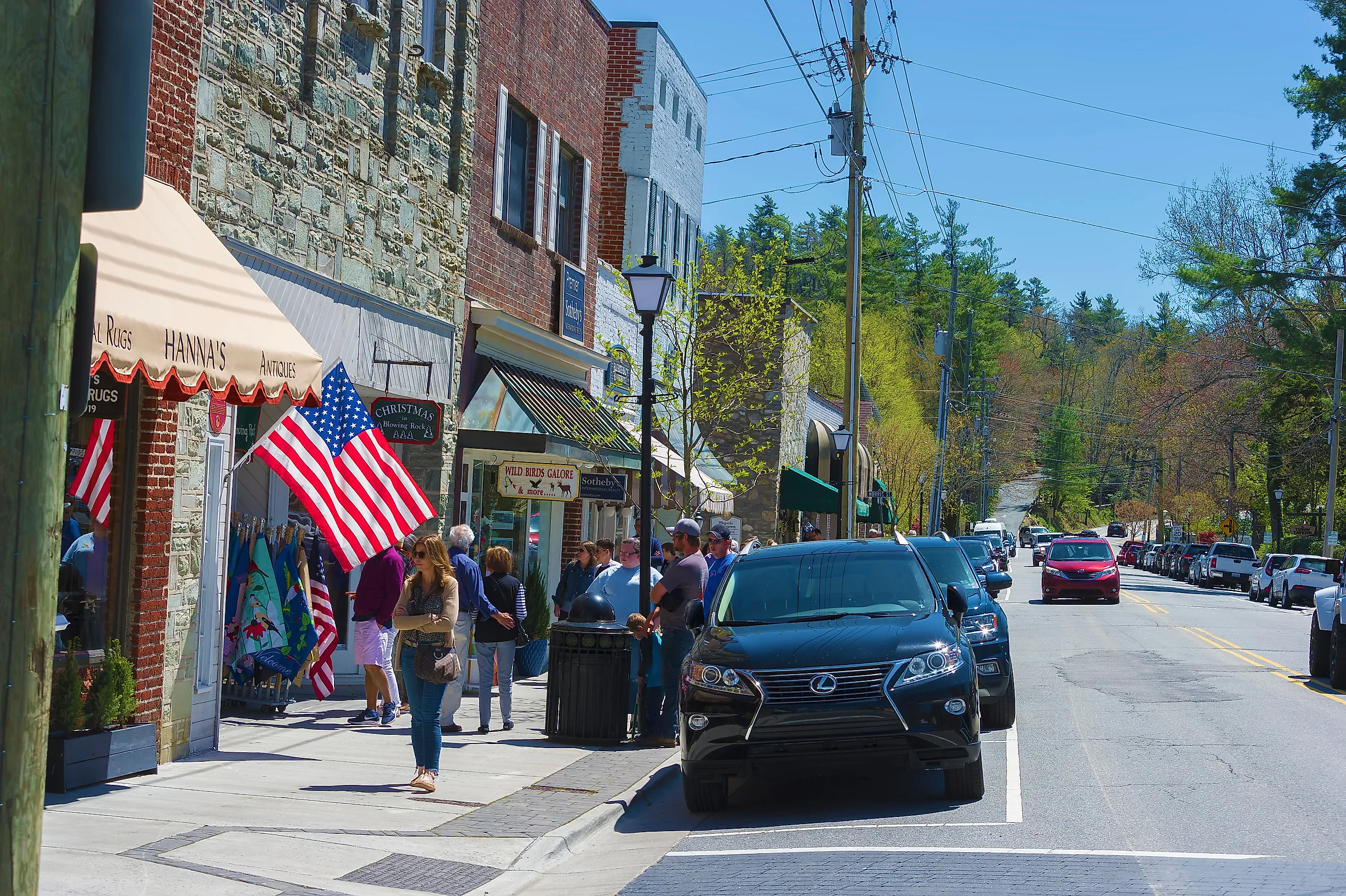 Downtown Blowing Rock. 