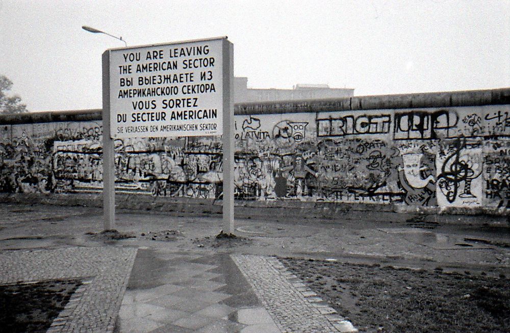 The Berlin Wall in 1988. Editorial credit: 360b / Shutterstock.com.