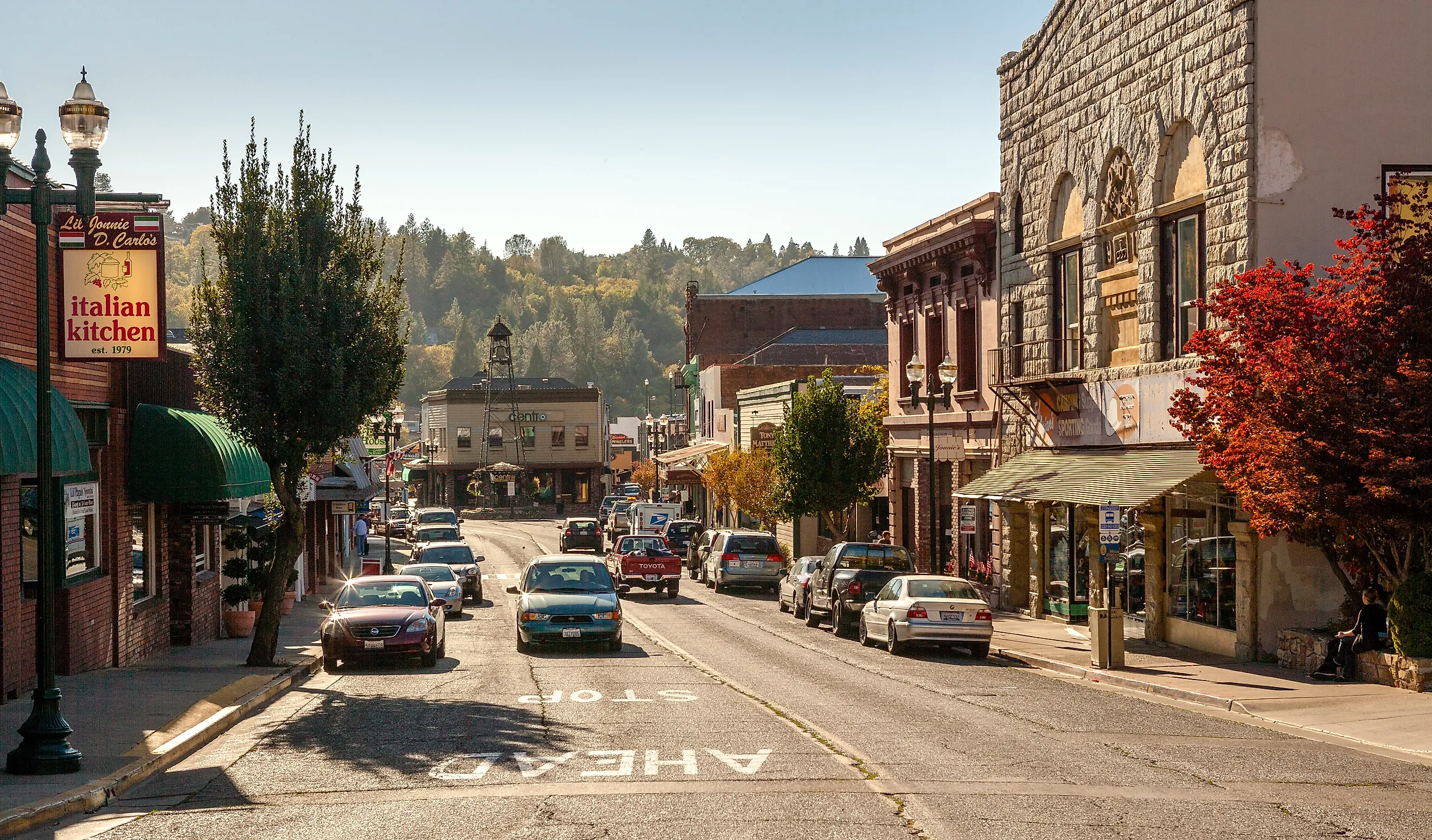 Main Street in Placerville, California.