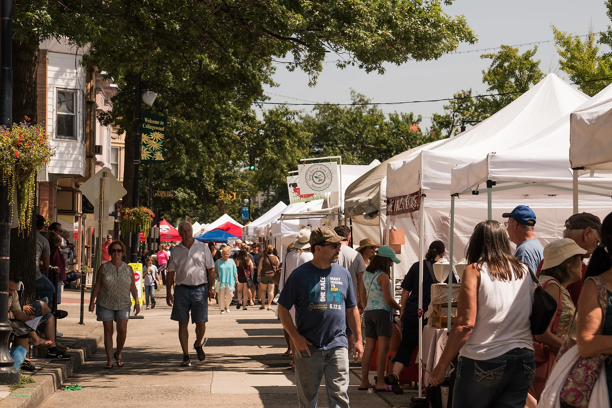 Collingswood Craft and Fine Art Festival on Haddon Avenue in Collingswood, New Jersey.