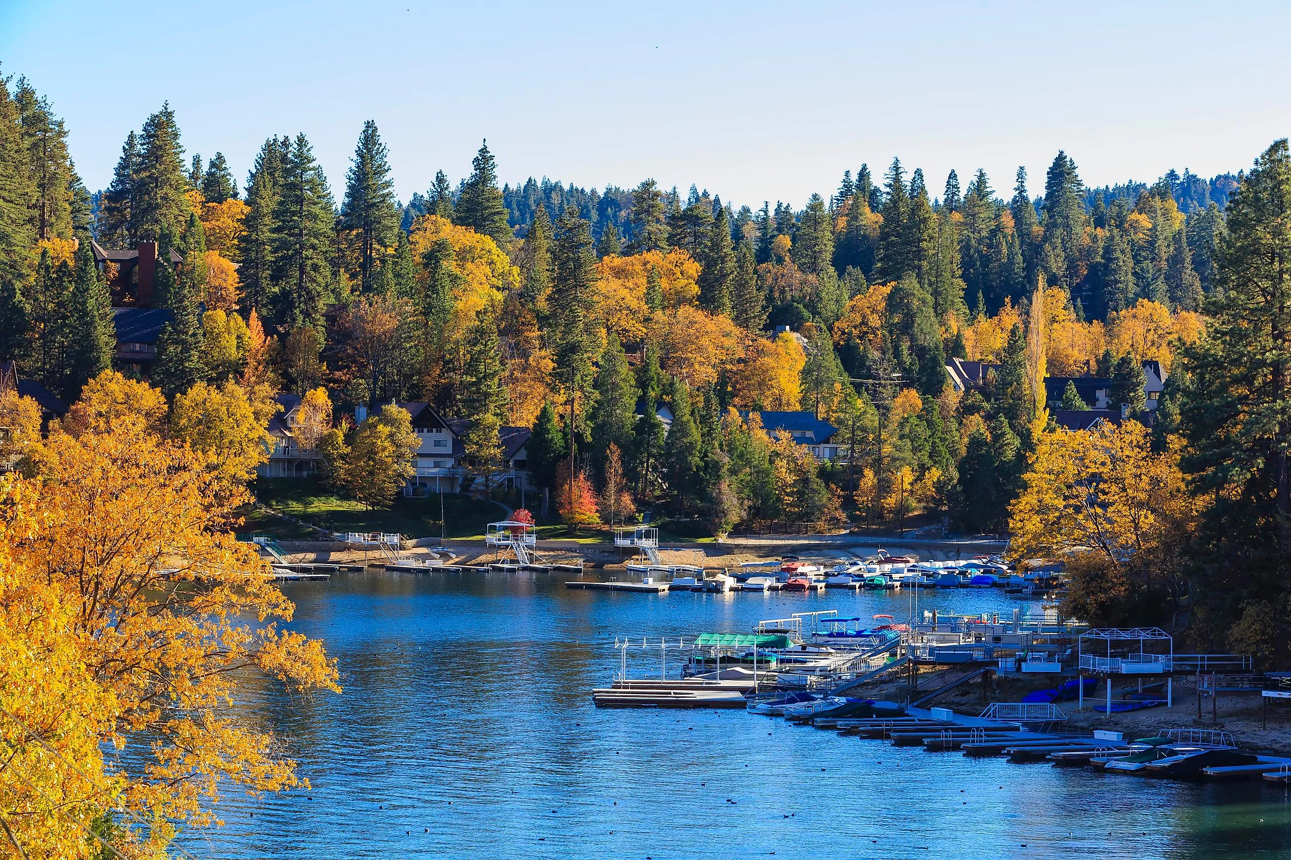 The town of Lake Arrowhead, California.
