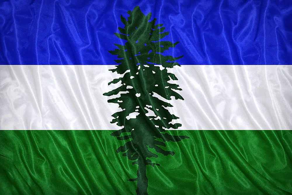 The flag of the Cascadia bioregion movement, known as the Doug flag.