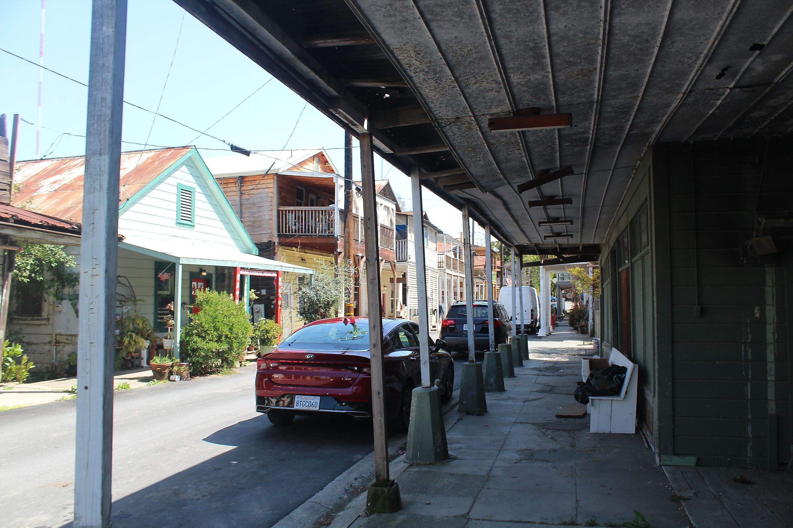 Historic district in Locke, California, via WIkimedia