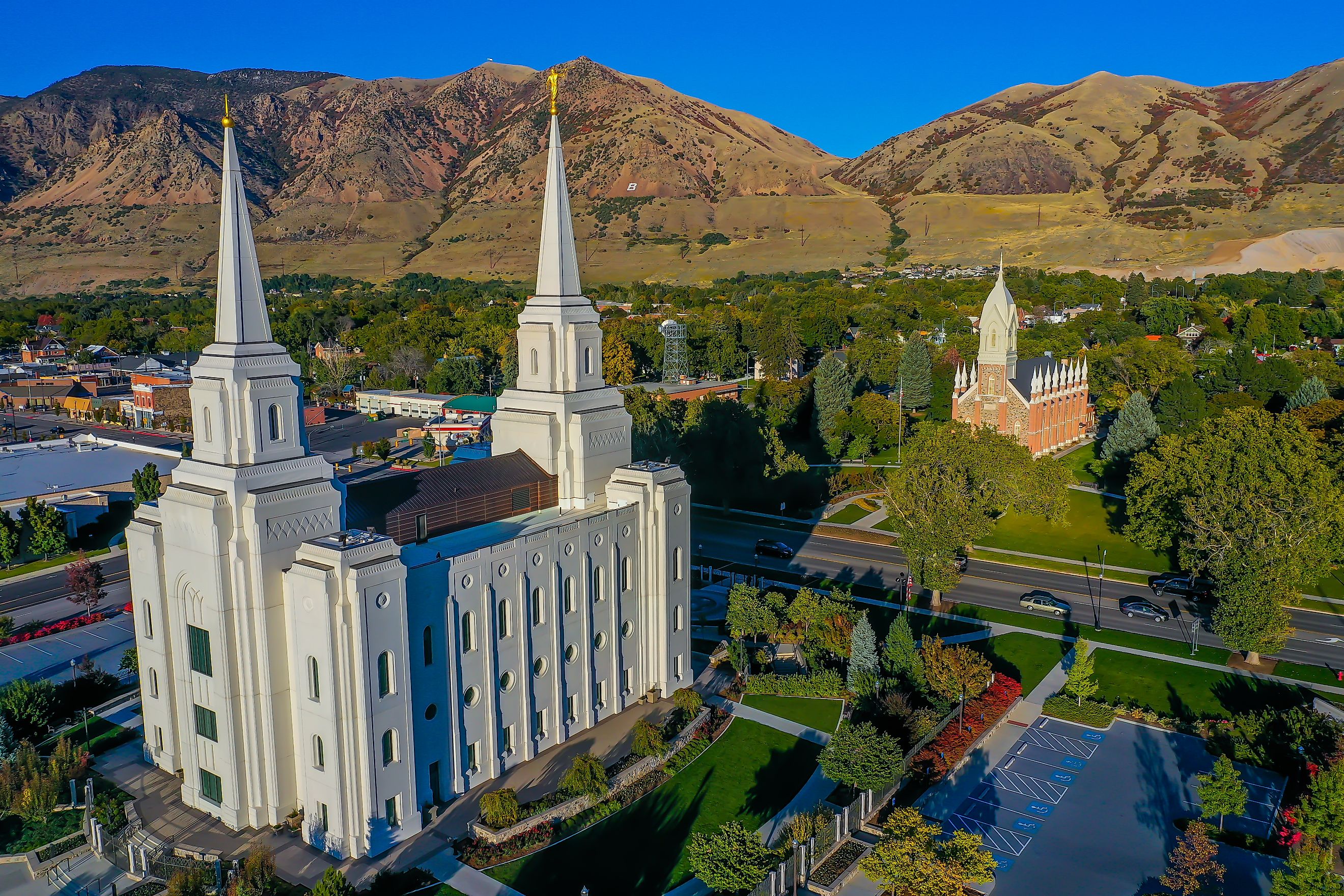 The beautiful Brigham City, Utah.