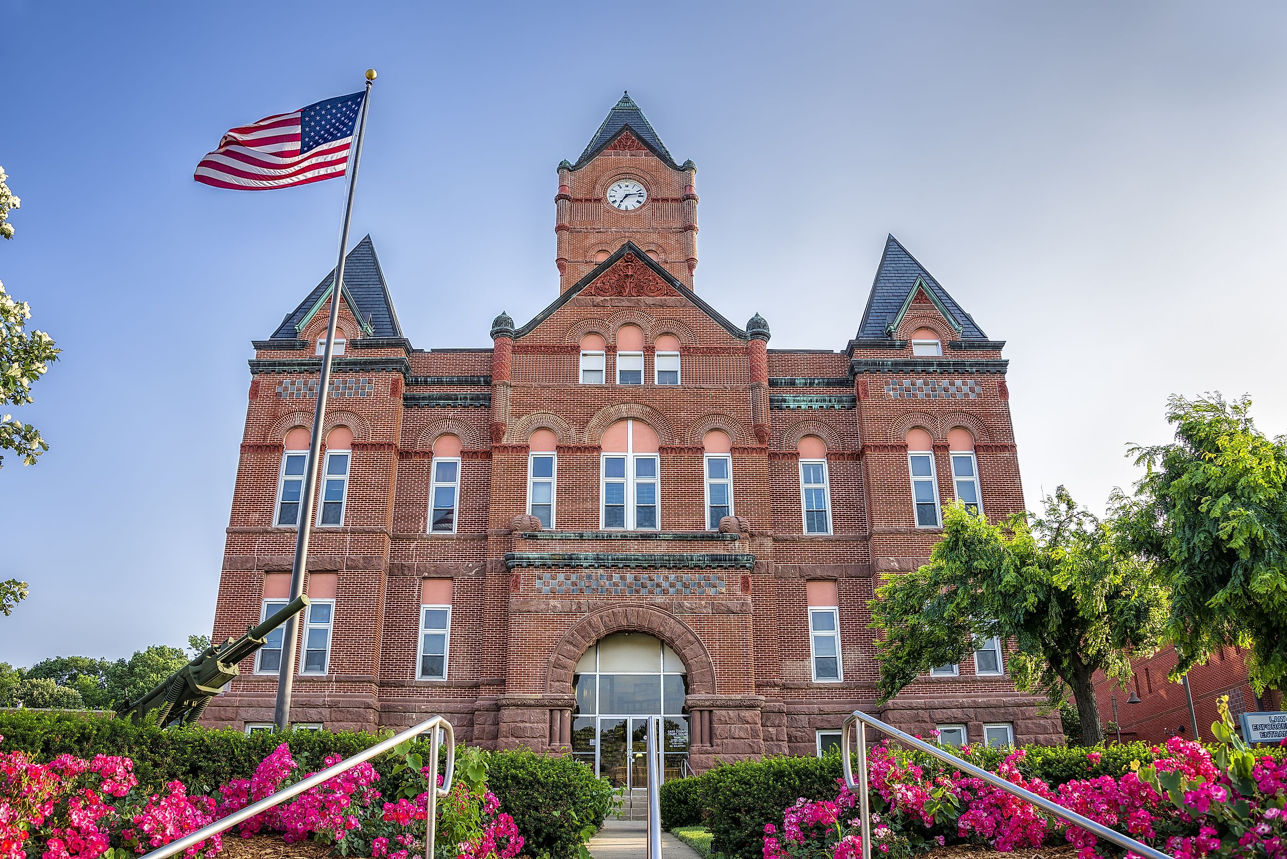Cass County Courthouse in Main Street, Plattsmouth, Nebraska