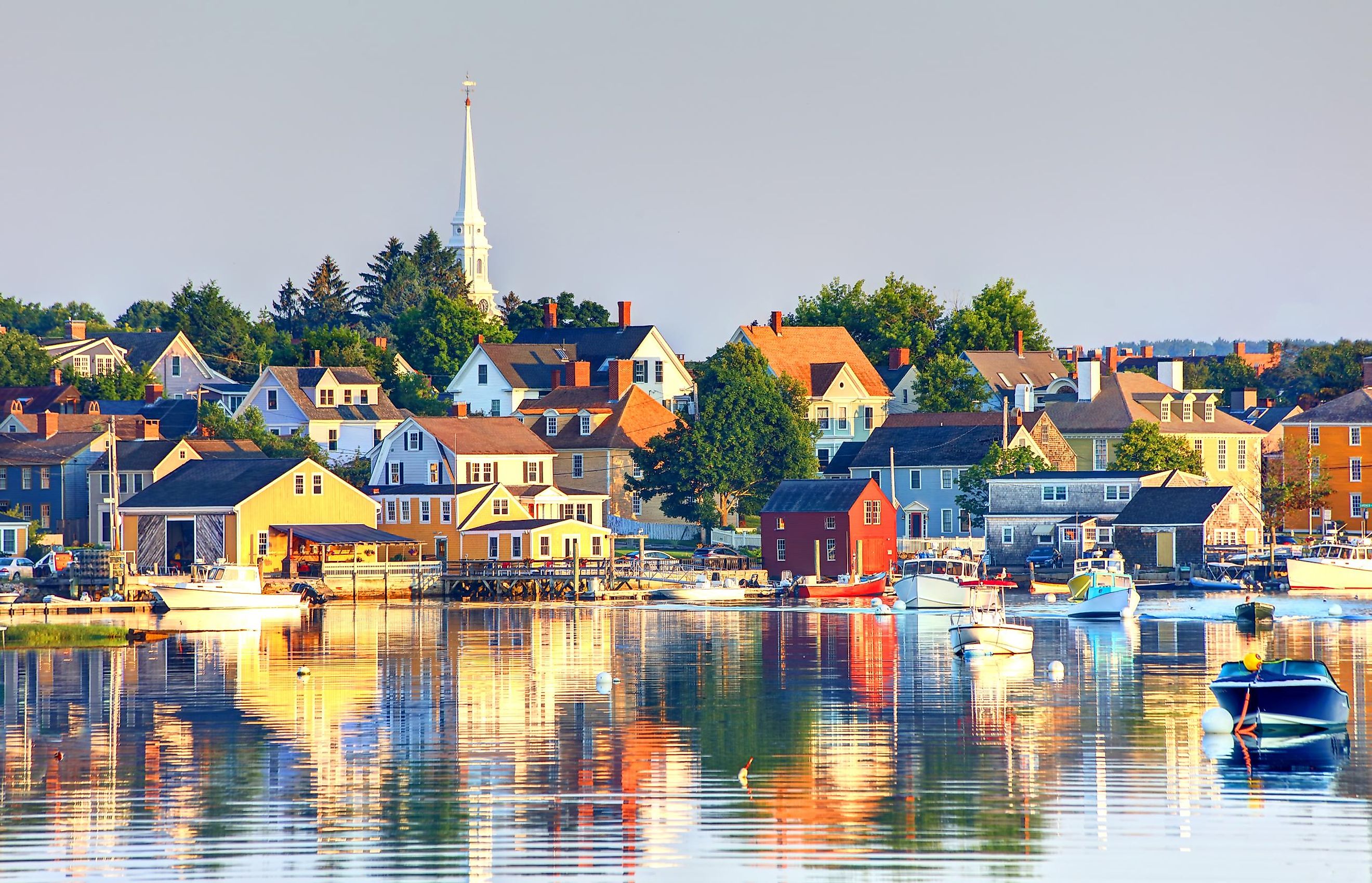 Portsmouth, New Hampshire waterfront houses