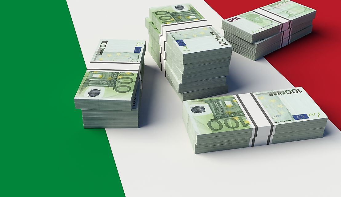 Italy is home to a number of large banks.