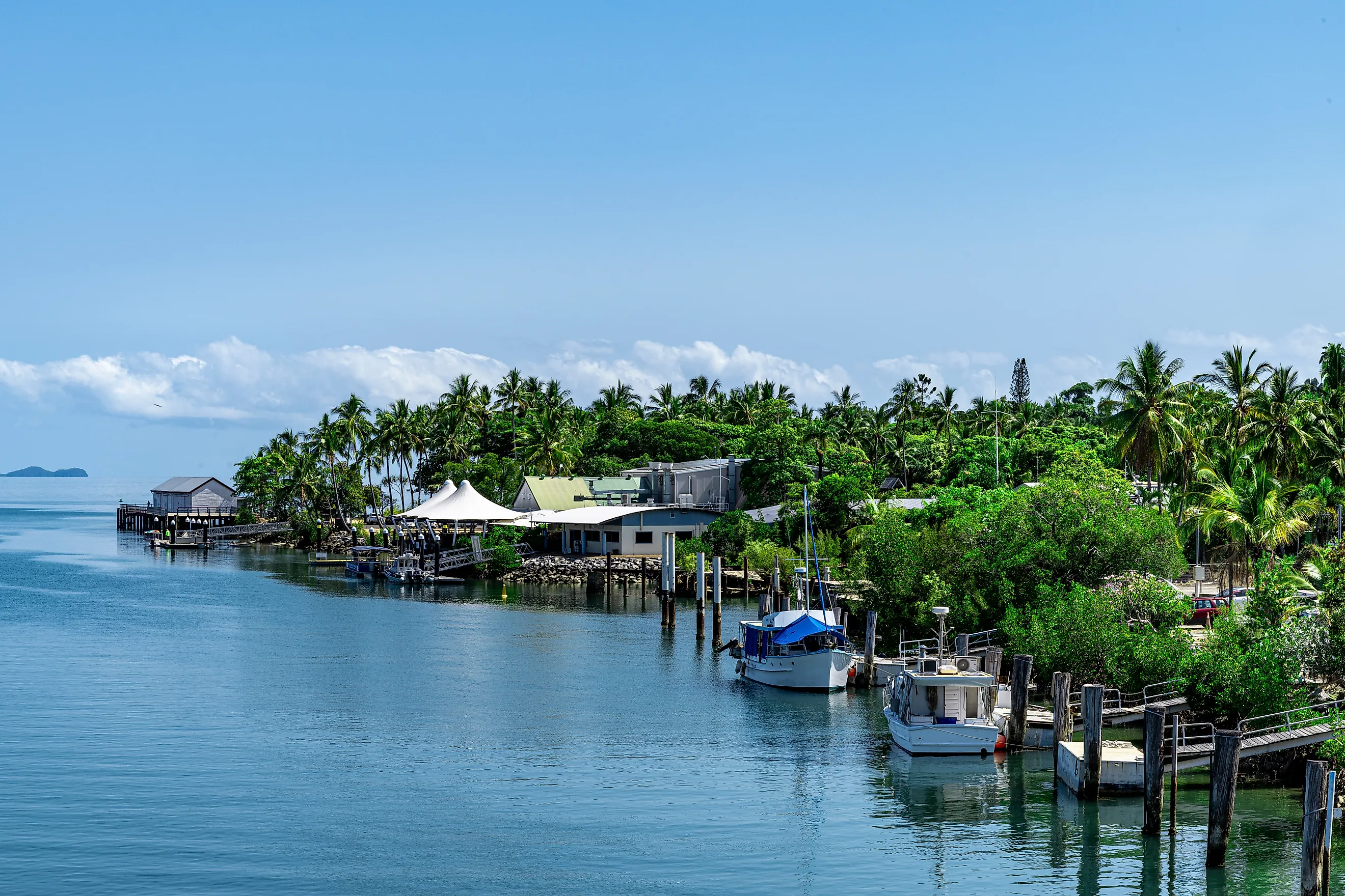 The scenic town of Port Douglas, Queensland, Australia.
