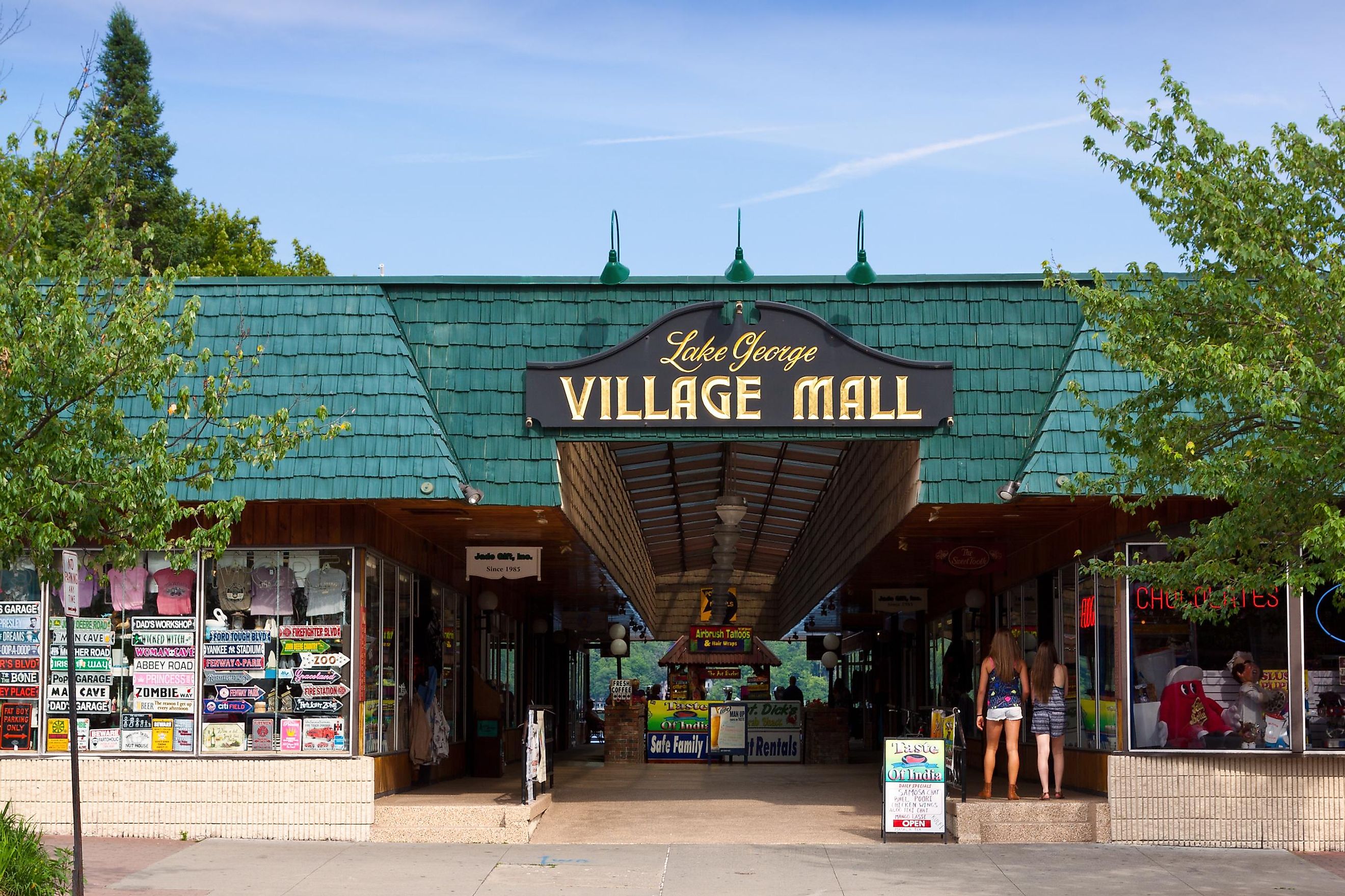 Village Mall on Canada Street in Lake George, New York
