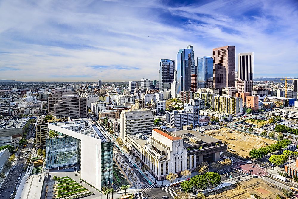 Downtown Los Angeles, California.