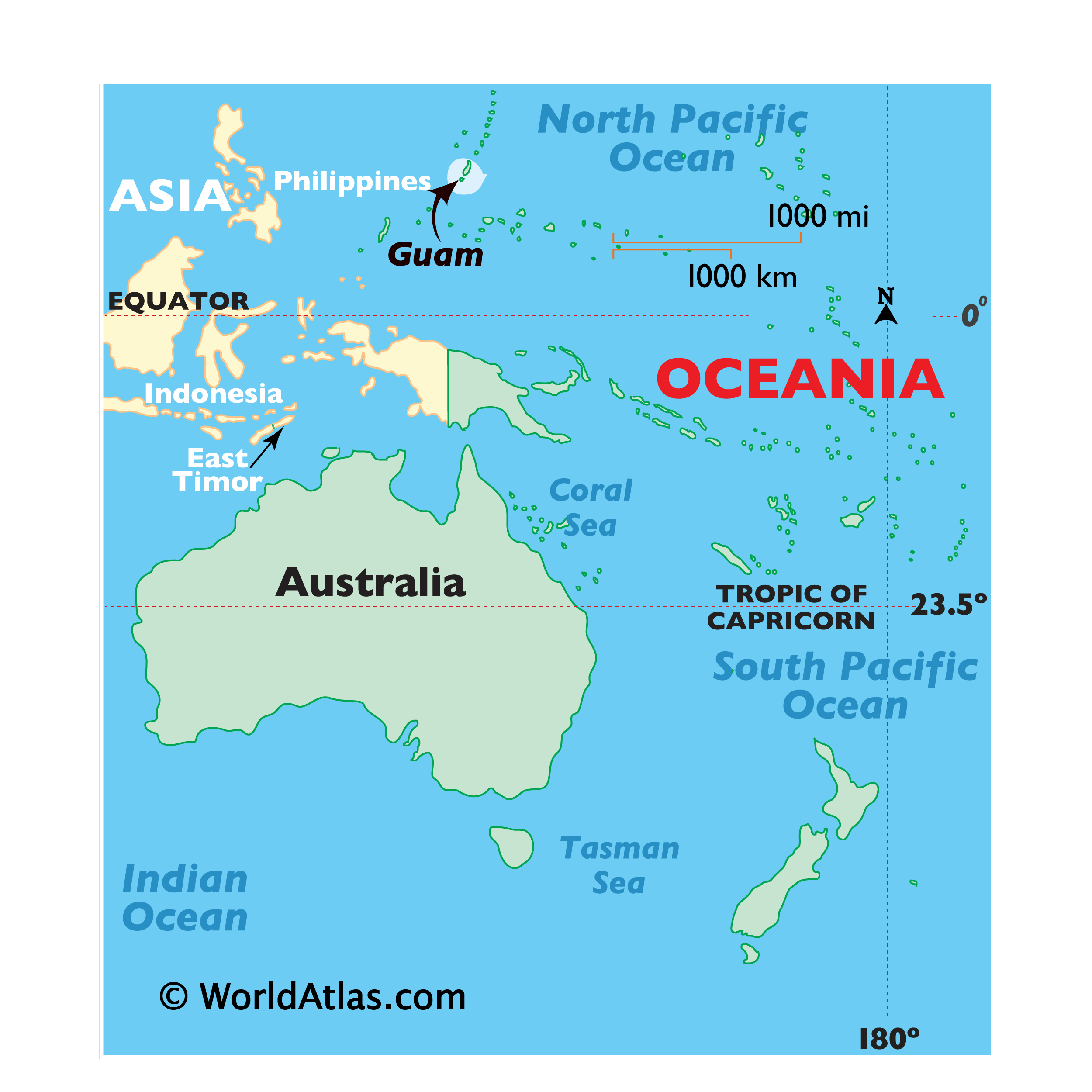 Guam Maps & Facts World Atlas Guam Hawaii Map