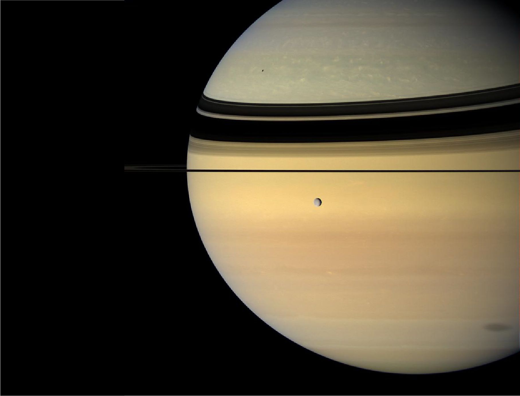 An Image of Saturn Taken by the Cassini Orbiter, NASA