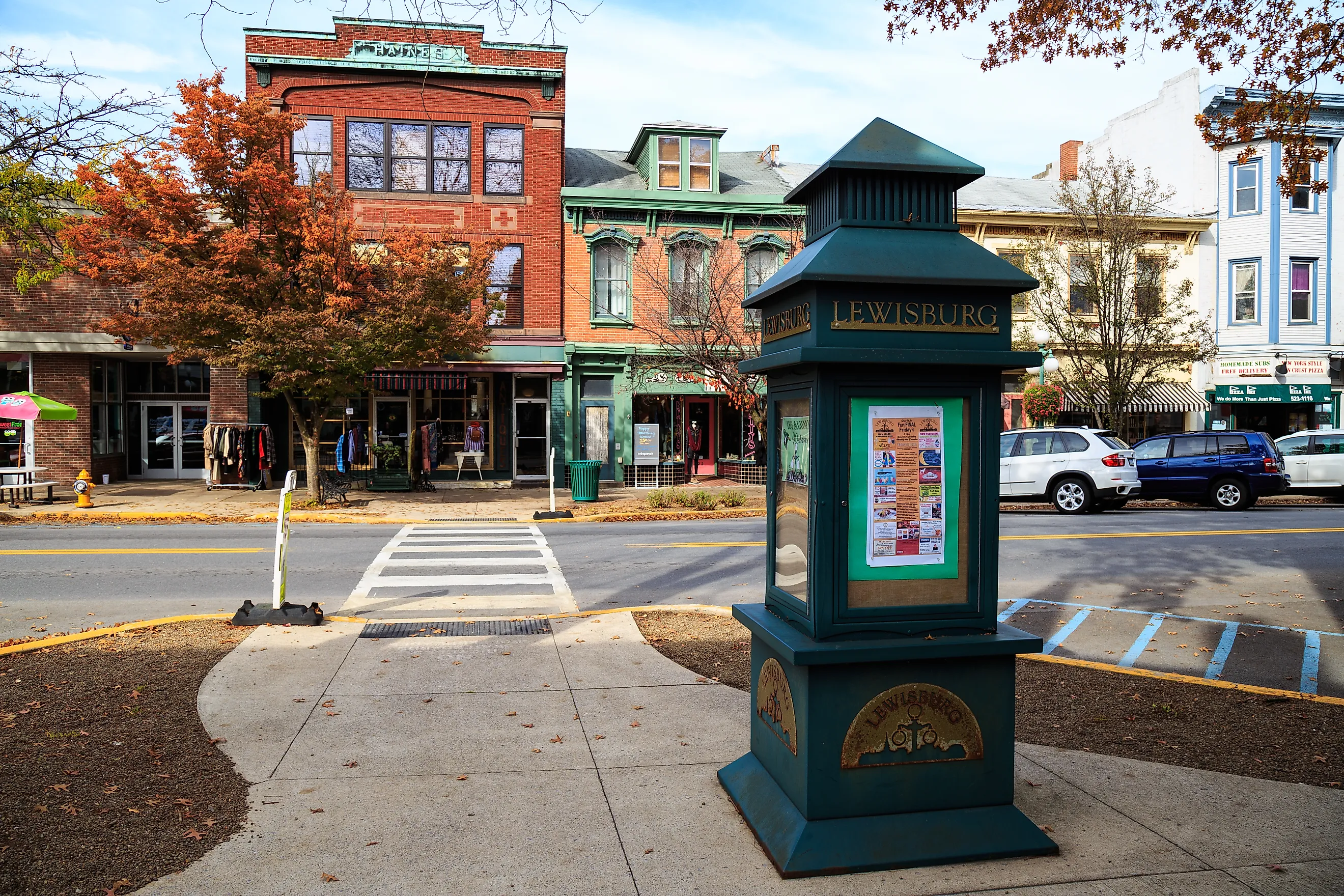 Market Street in Lewisburg, Pennsylvania. Image credit: George Sheldon / Shutterstock.com