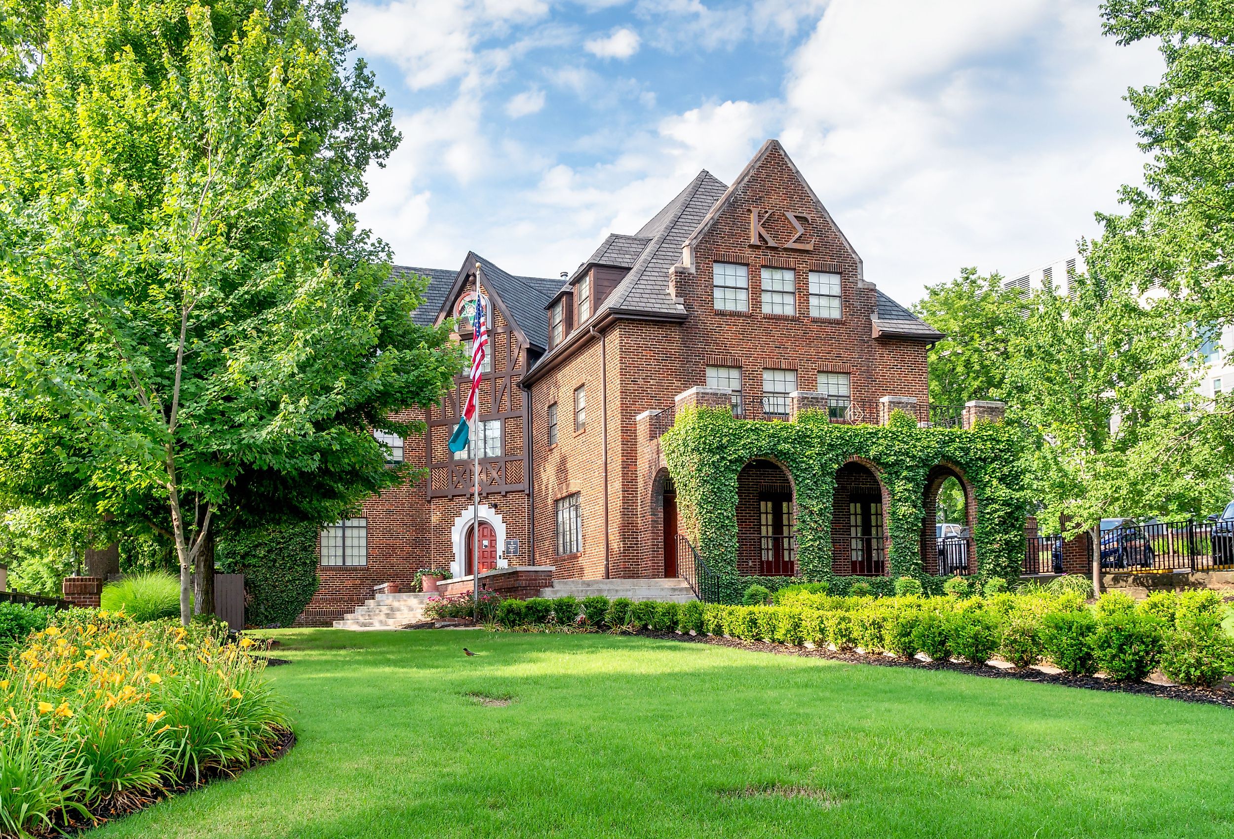 Cooper House on the campus of the University of Arkansas. Image credit Ken Wolter via Shutterstock.