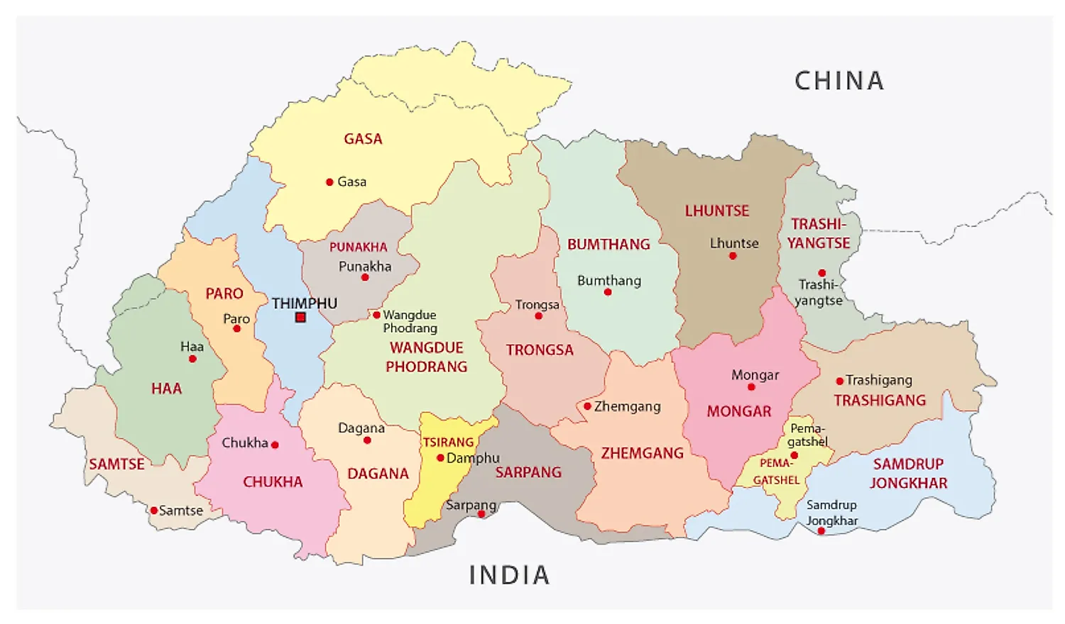 Bhutan Maps & Facts World Atlas