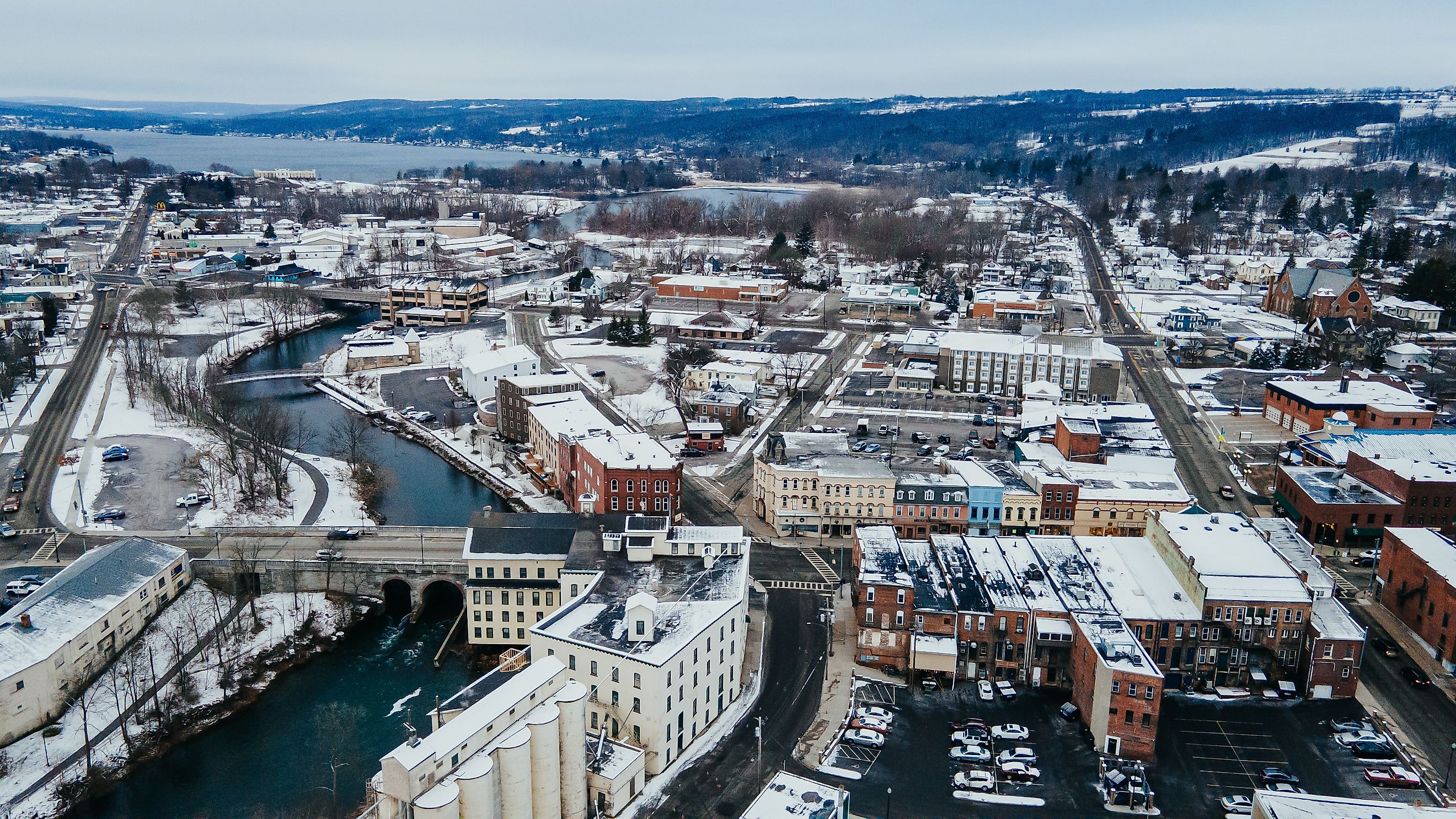 Winter in Penn Yan, New York.