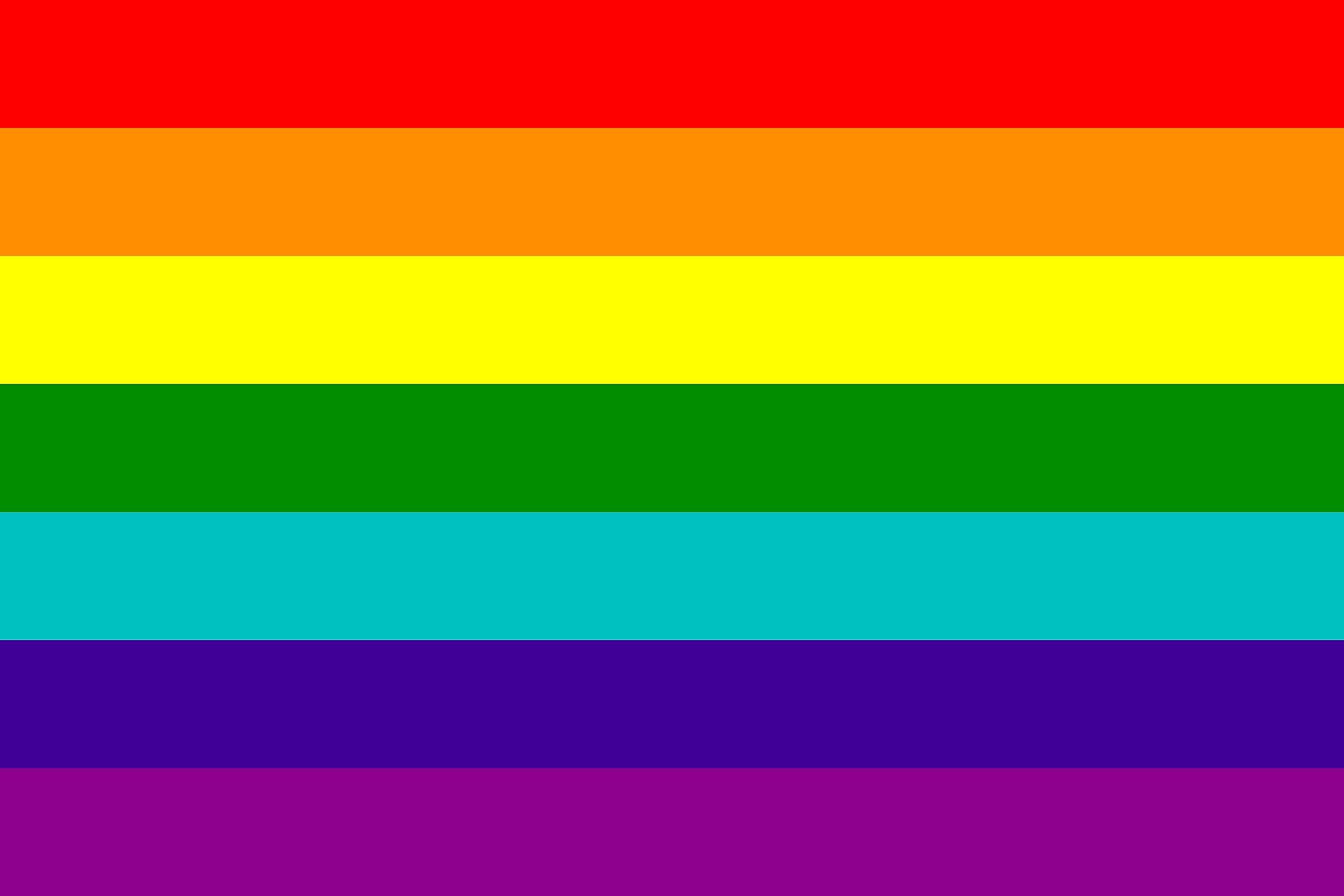 gay flag colors