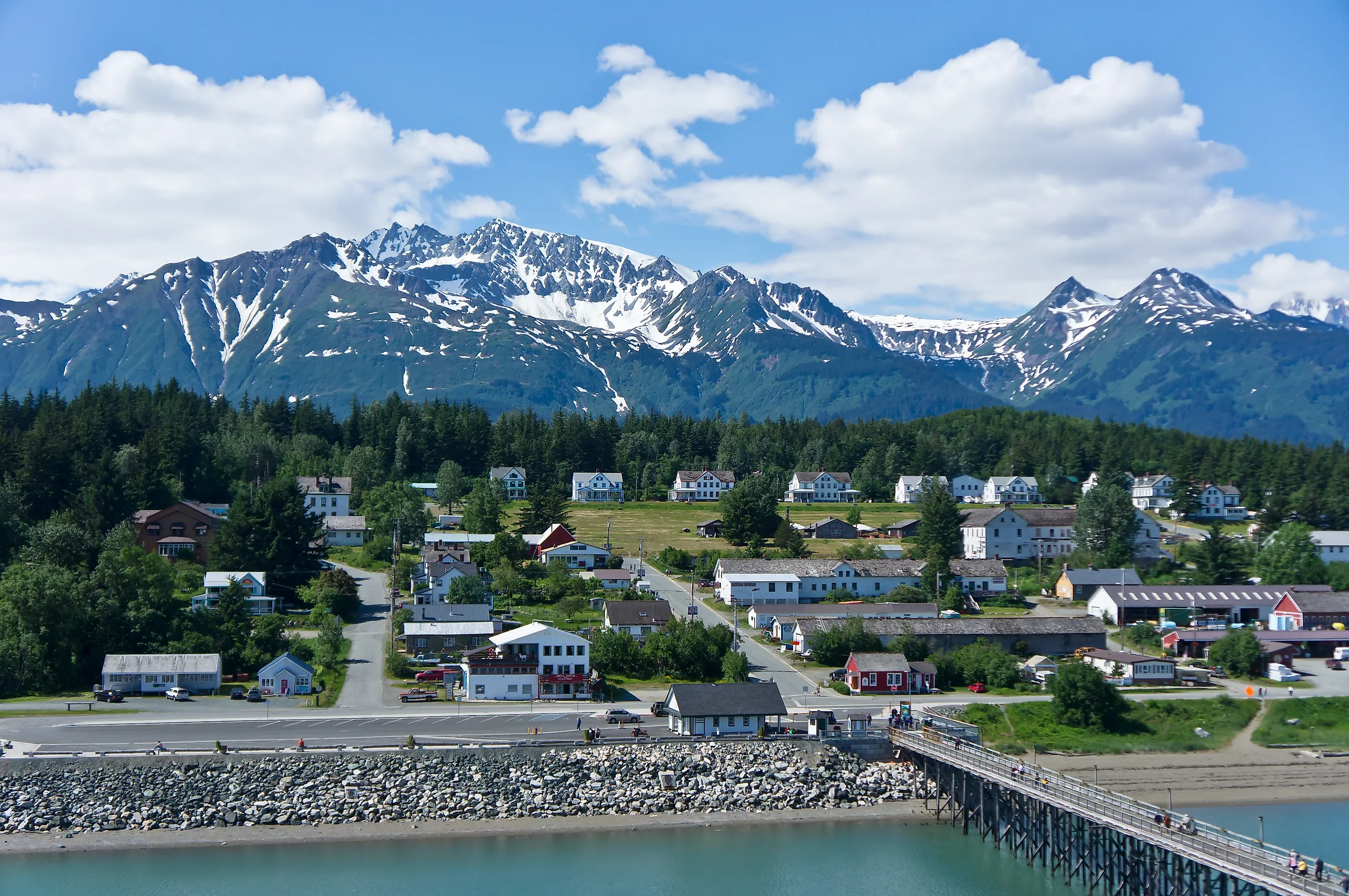 The gorgeous town of Haines, Alaska.