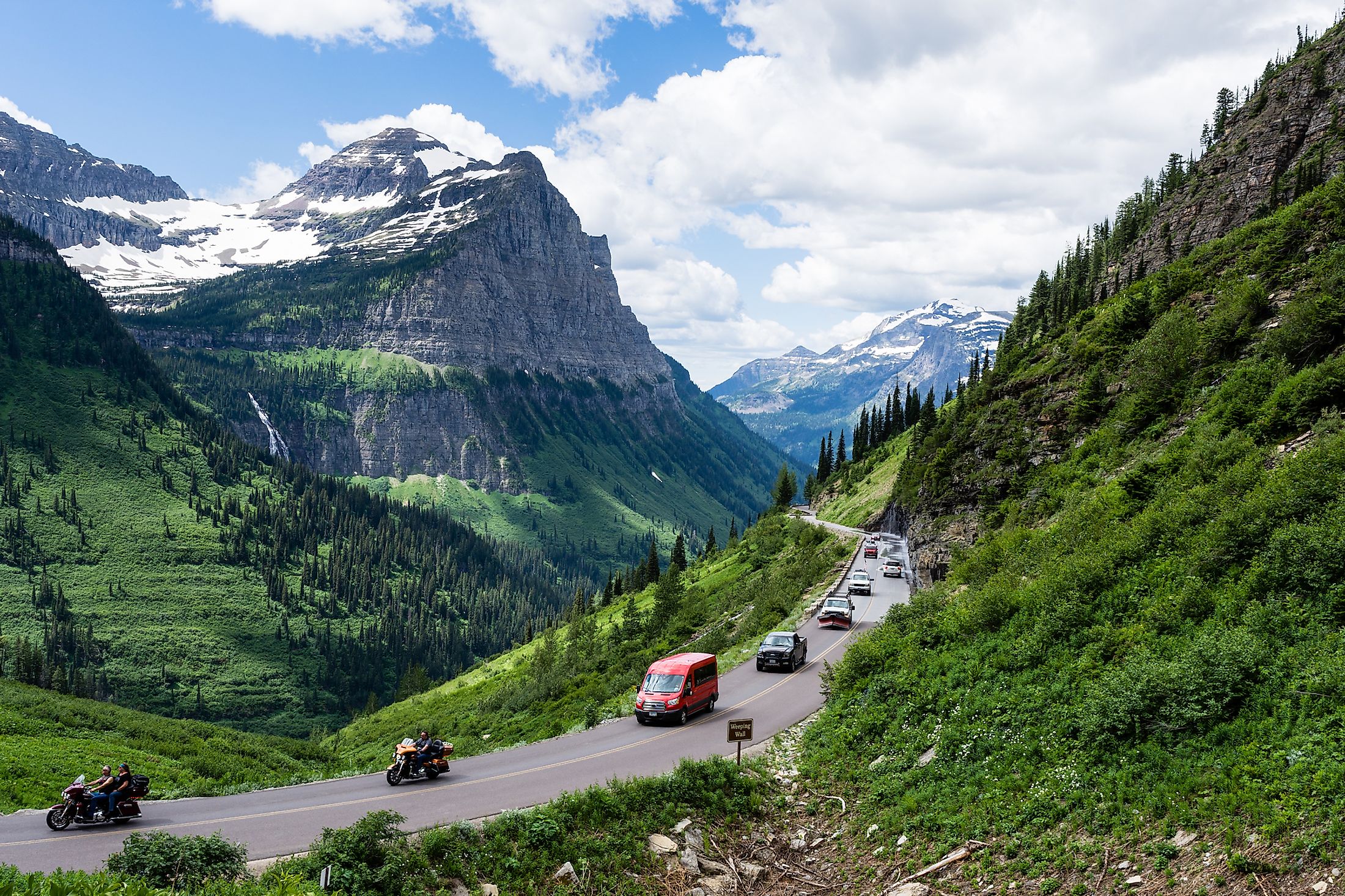 Going-to-the-Sun Road In Montana