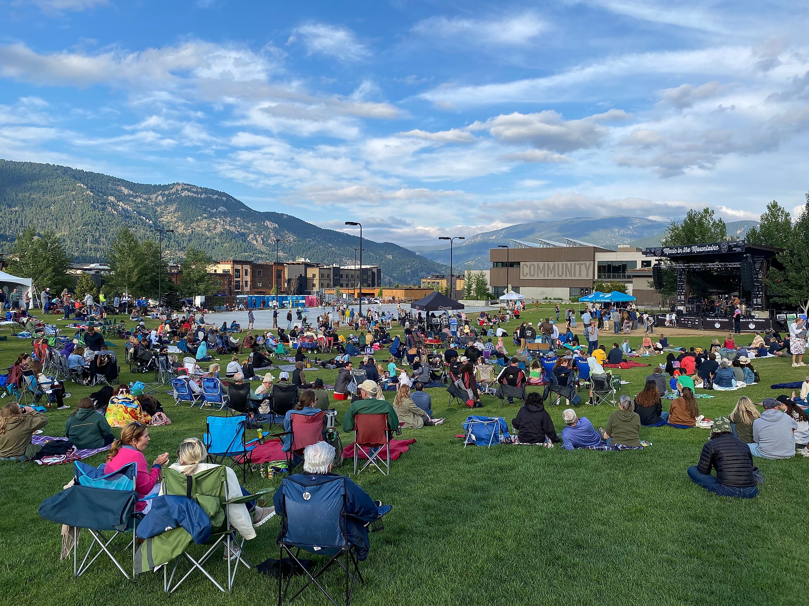Music in the Mountains at Big Sky's Meadow Village. Photo: Andrew Douglas