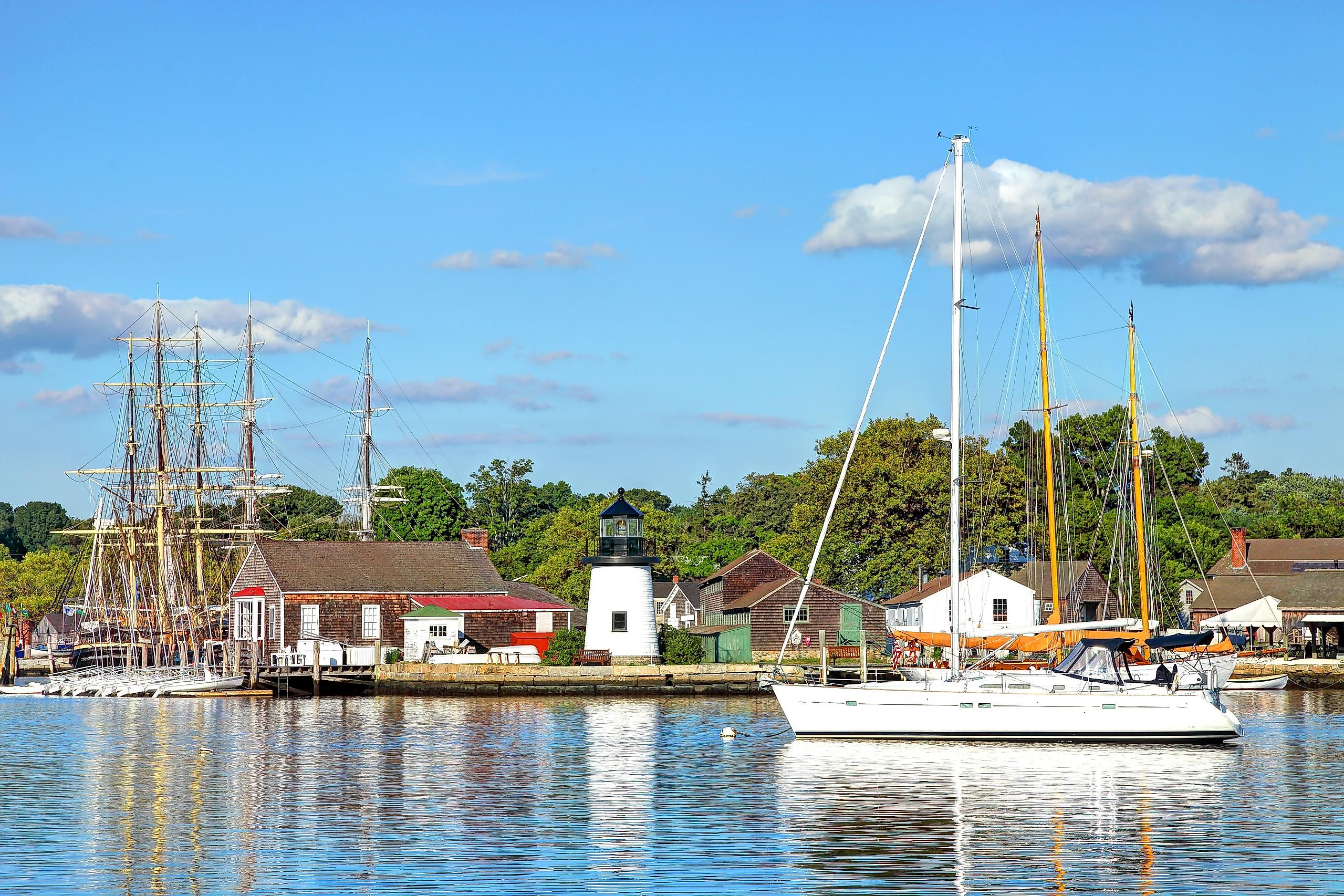 Mystic is a village and census-designated place in New London County, Connecticut