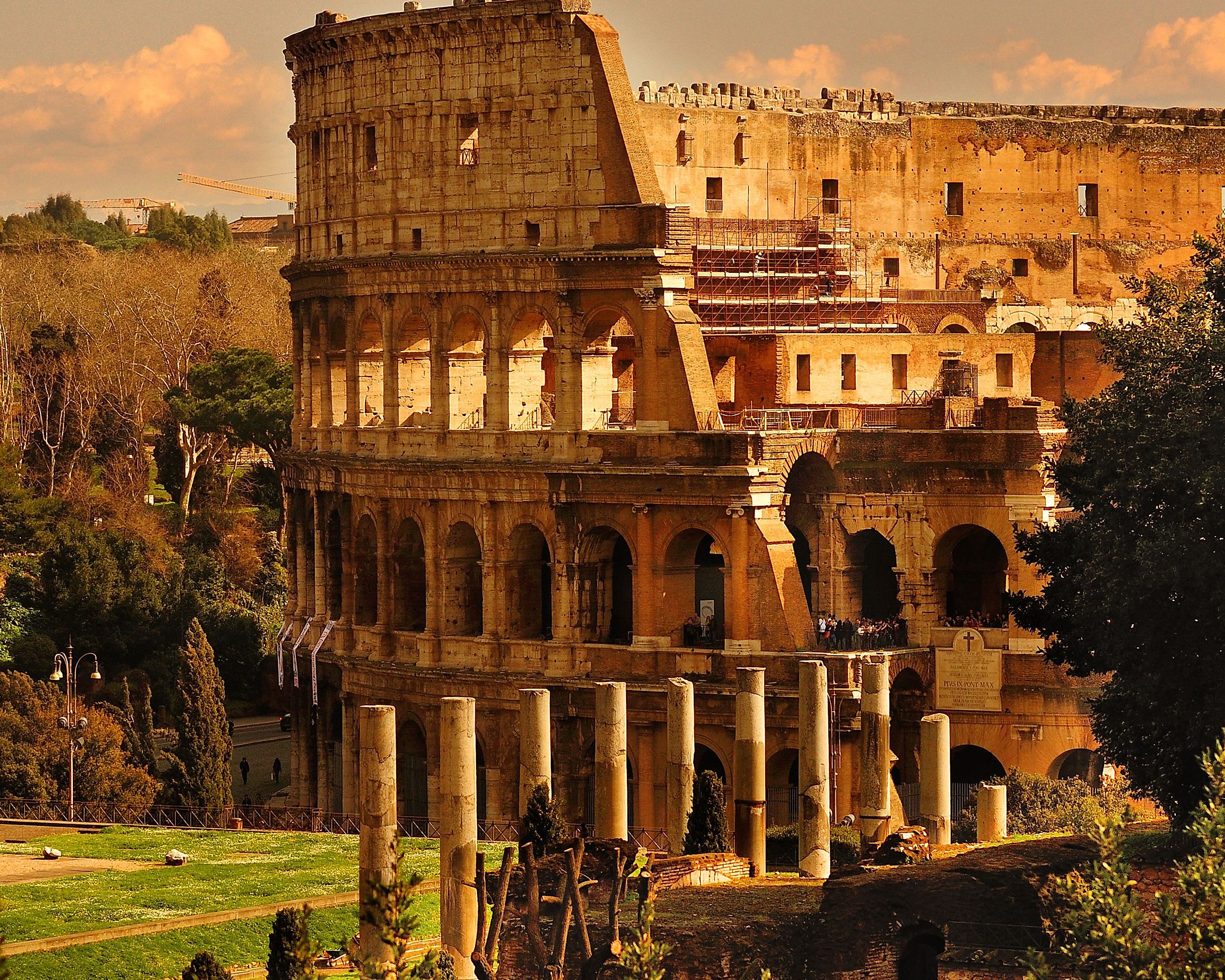 View of Rome, Italy - Coliseum. Image credit: JPF via Shutterstock