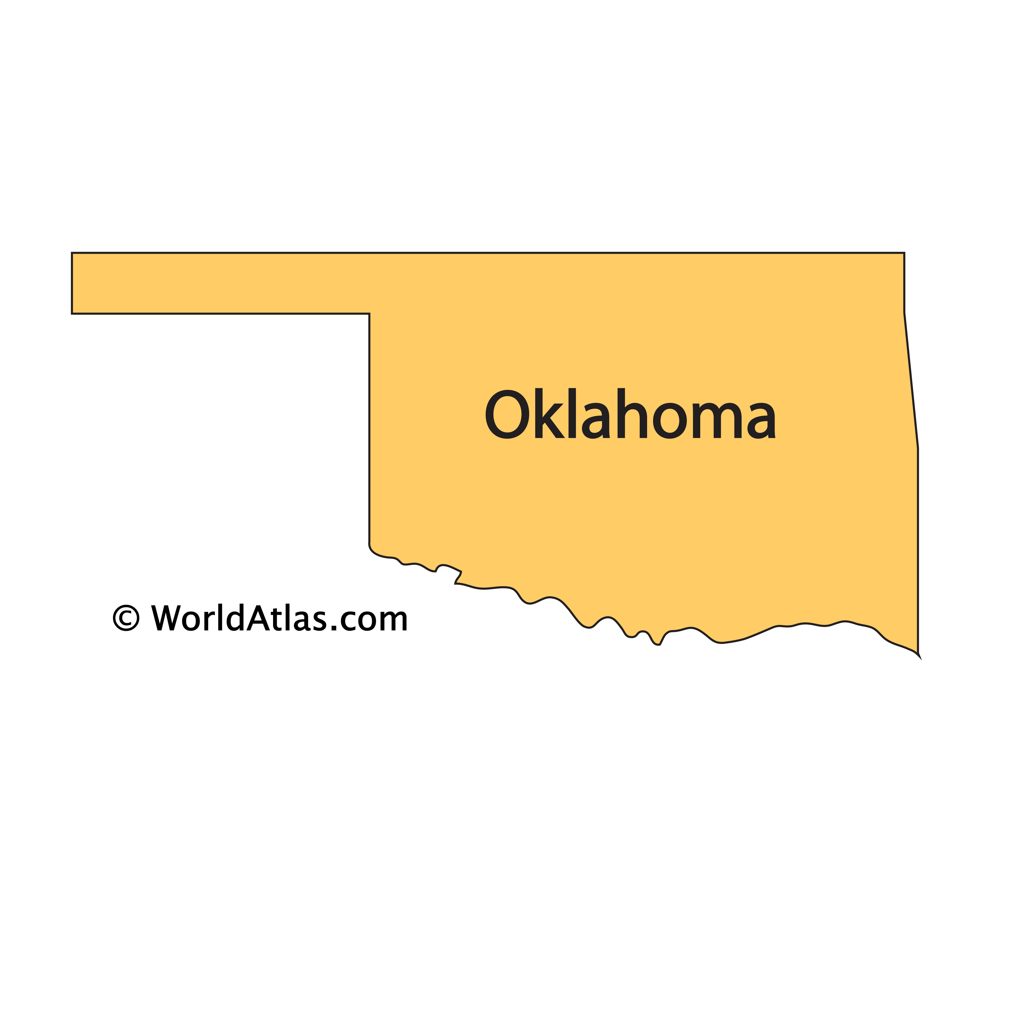 Oklahoma Maps And Facts World Atlas