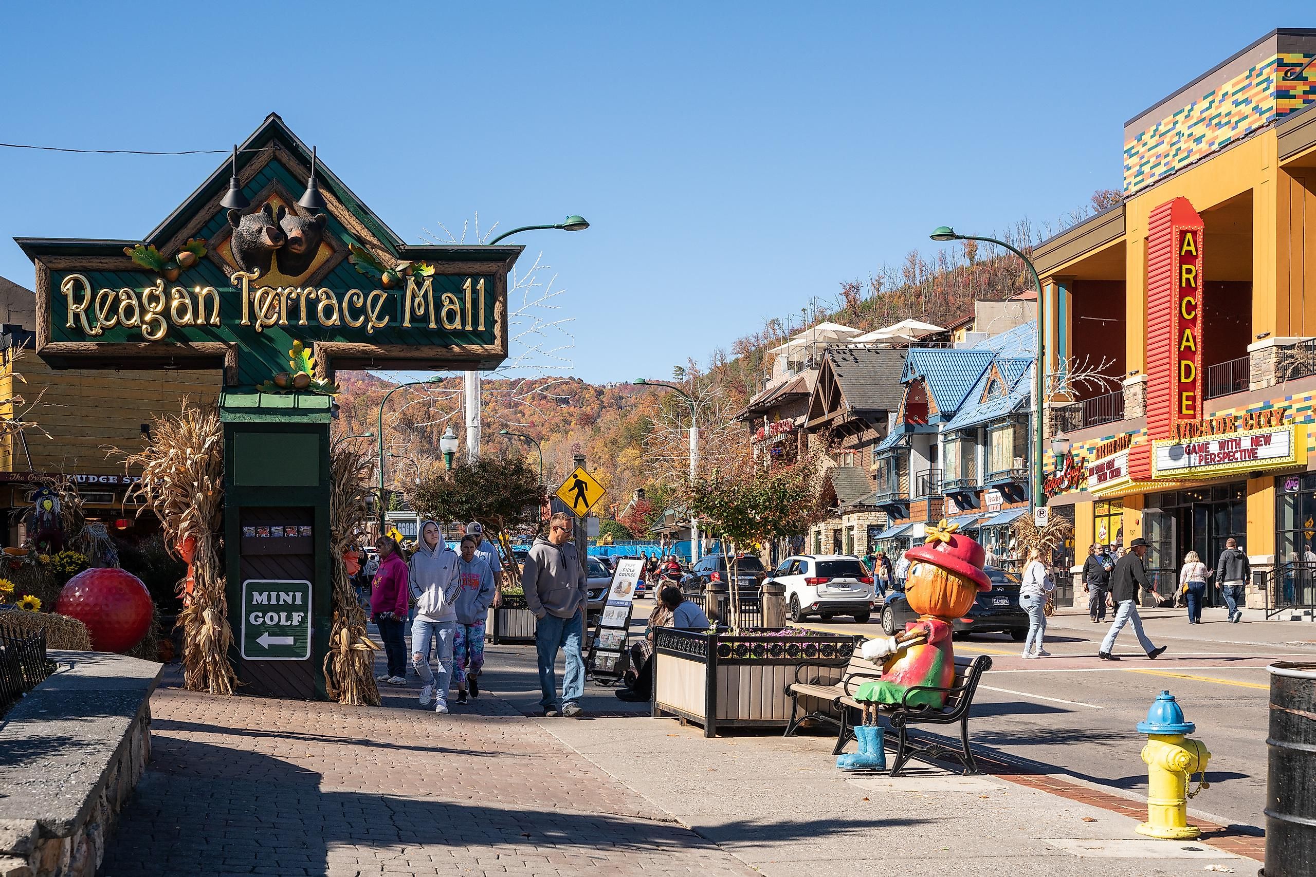 Gatlinburg Tennessee in the Smoky Mountain