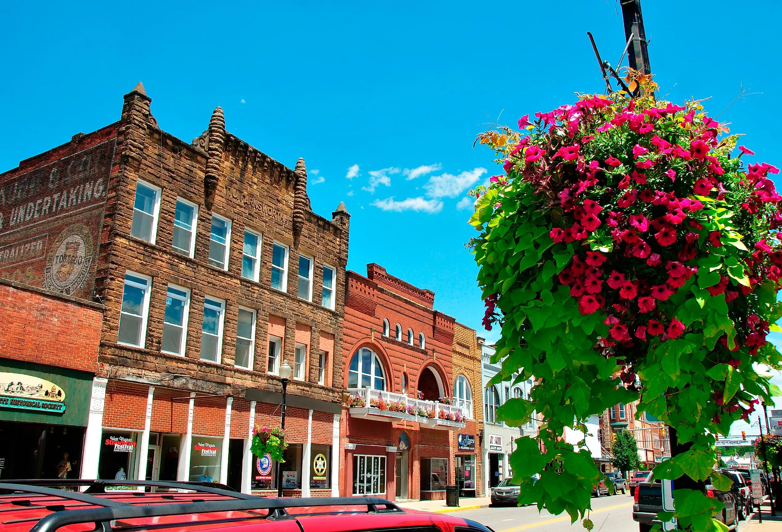 Downtown Buckhannon, West Virginia. Image credit Malachi Jacobs via Shutterstock
