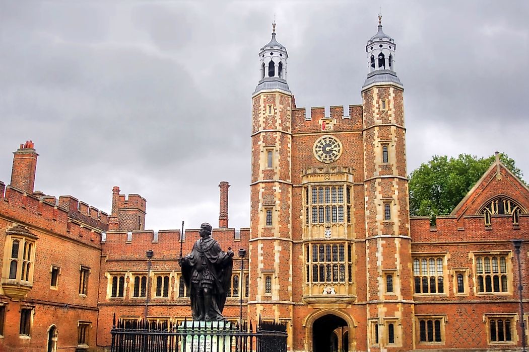 Eton College is one of the G20 schools in the UK.