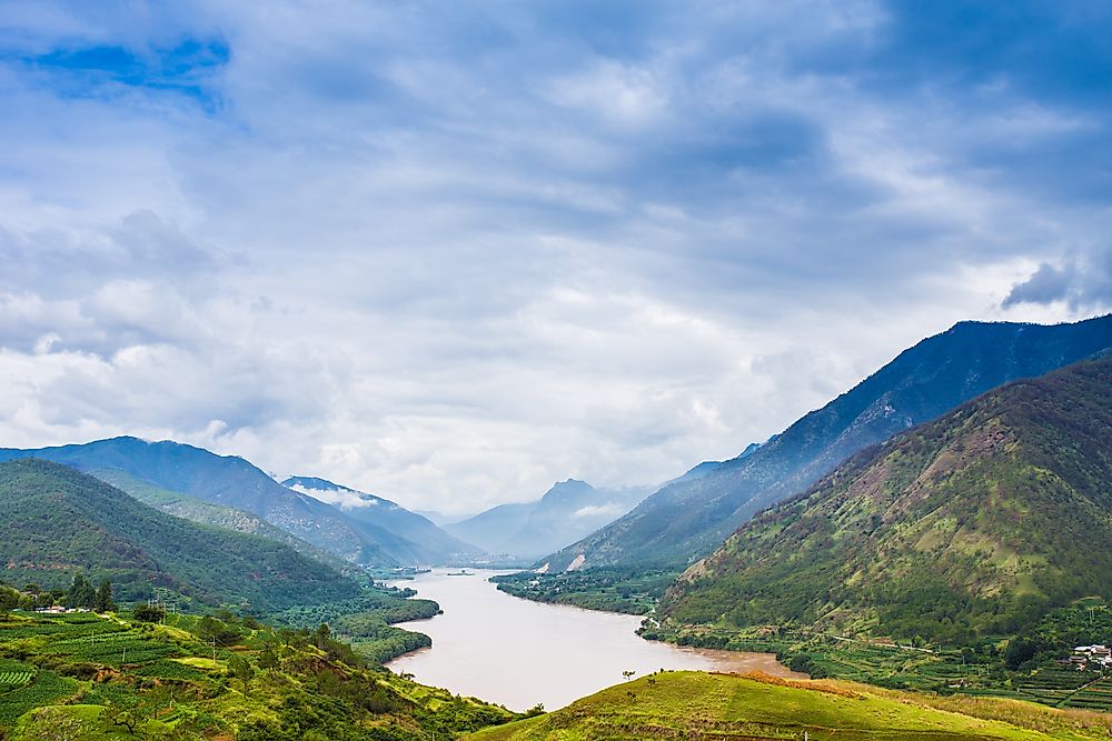 The Yangtze River in China.