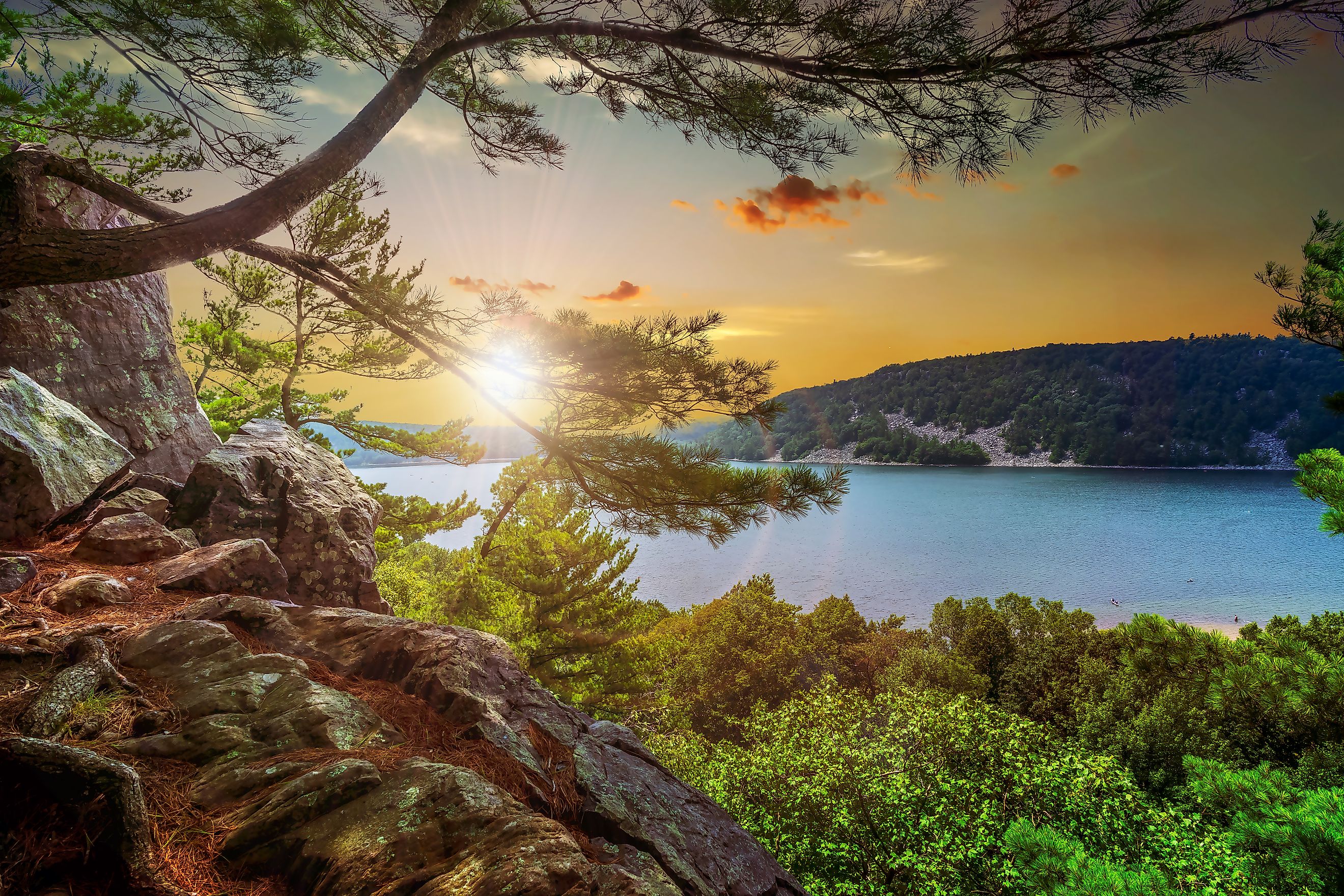 Scenic views found while exploring Devil's Lake State Park in Baraboo, Wisconsin. 