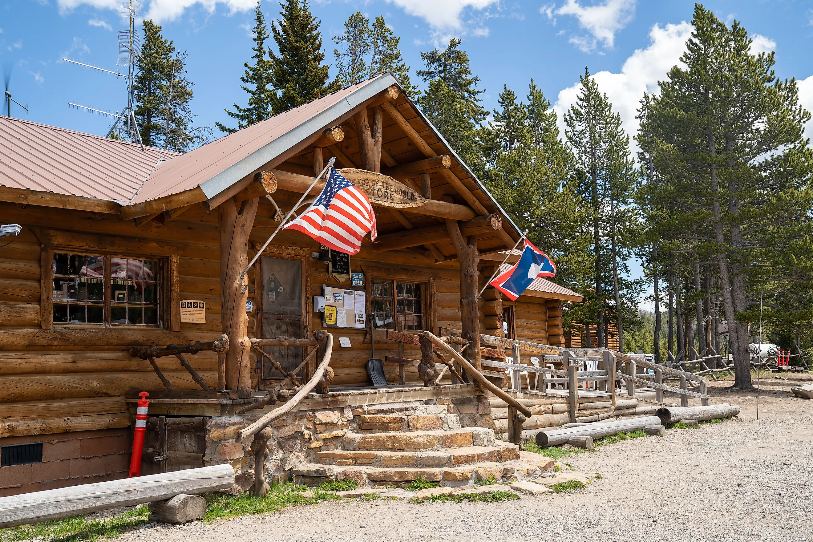 The famous Top of the World Store near Cooke City, Montana.